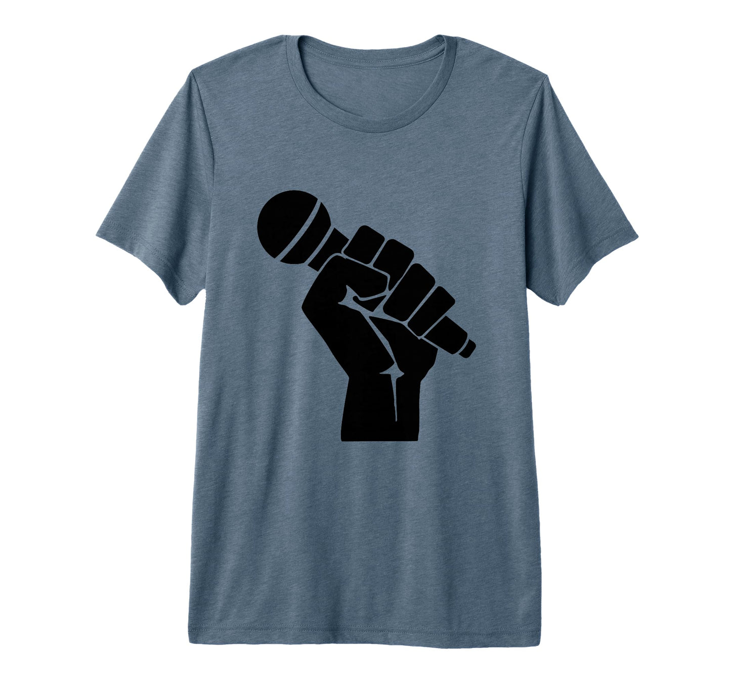 Mic Raise Old School Hip Hop T-Shirt - Casual Everyday Wear Men Women - T-Shirt, Sweatshirt, Hoodie