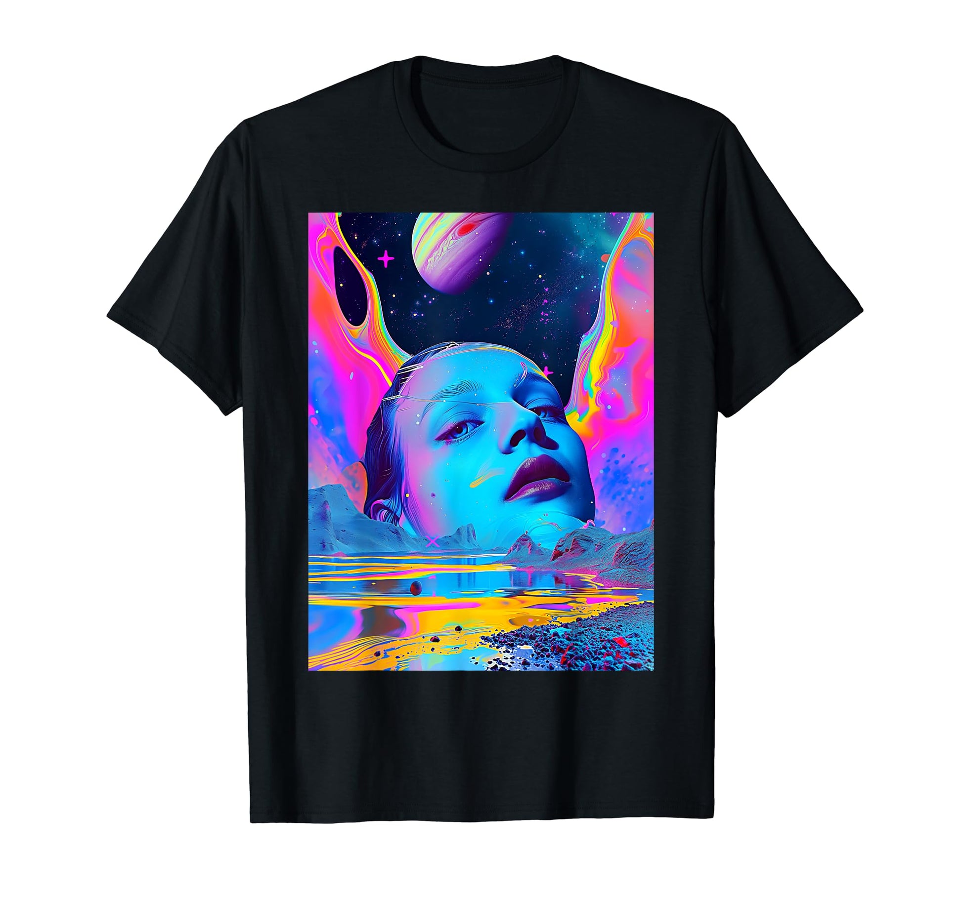 Psychedelic Reality Trippy Vaporwave T-Shirt - Custom Art Print Men Women - T-Shirt, Sweatshirt, Hoodie