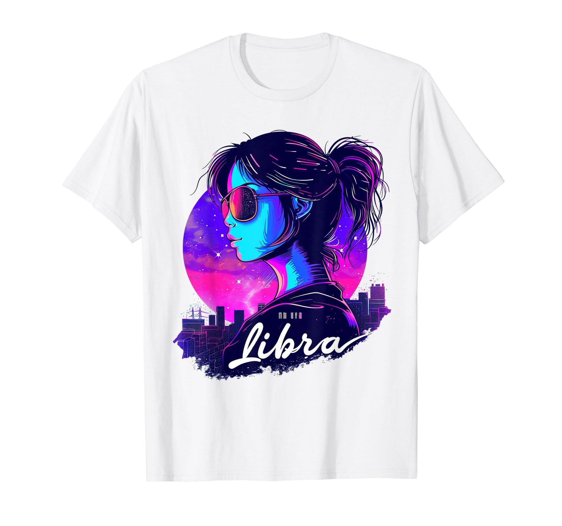 Libra Anime Zodiac Horoscope Star T-Shirt - Aesthetic Graphic for Adults - T-Shirt, Sweatshirt, Hoodie