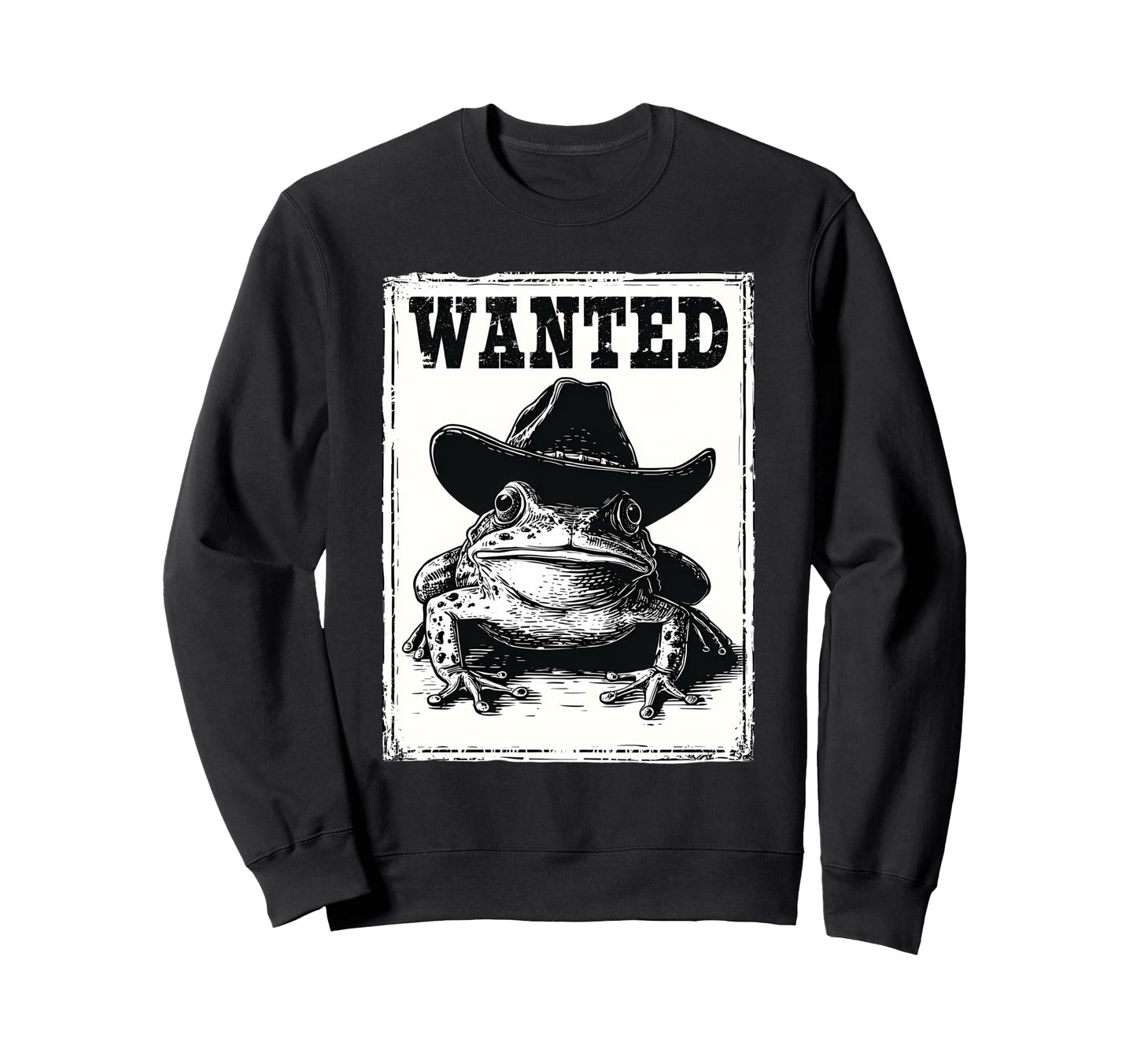 Frog Cowboy Toad Rodeo Cowgirl Sweatshirt - Trendy Graphic for Adults - T-Shirt, Sweatshirt, Hoodie