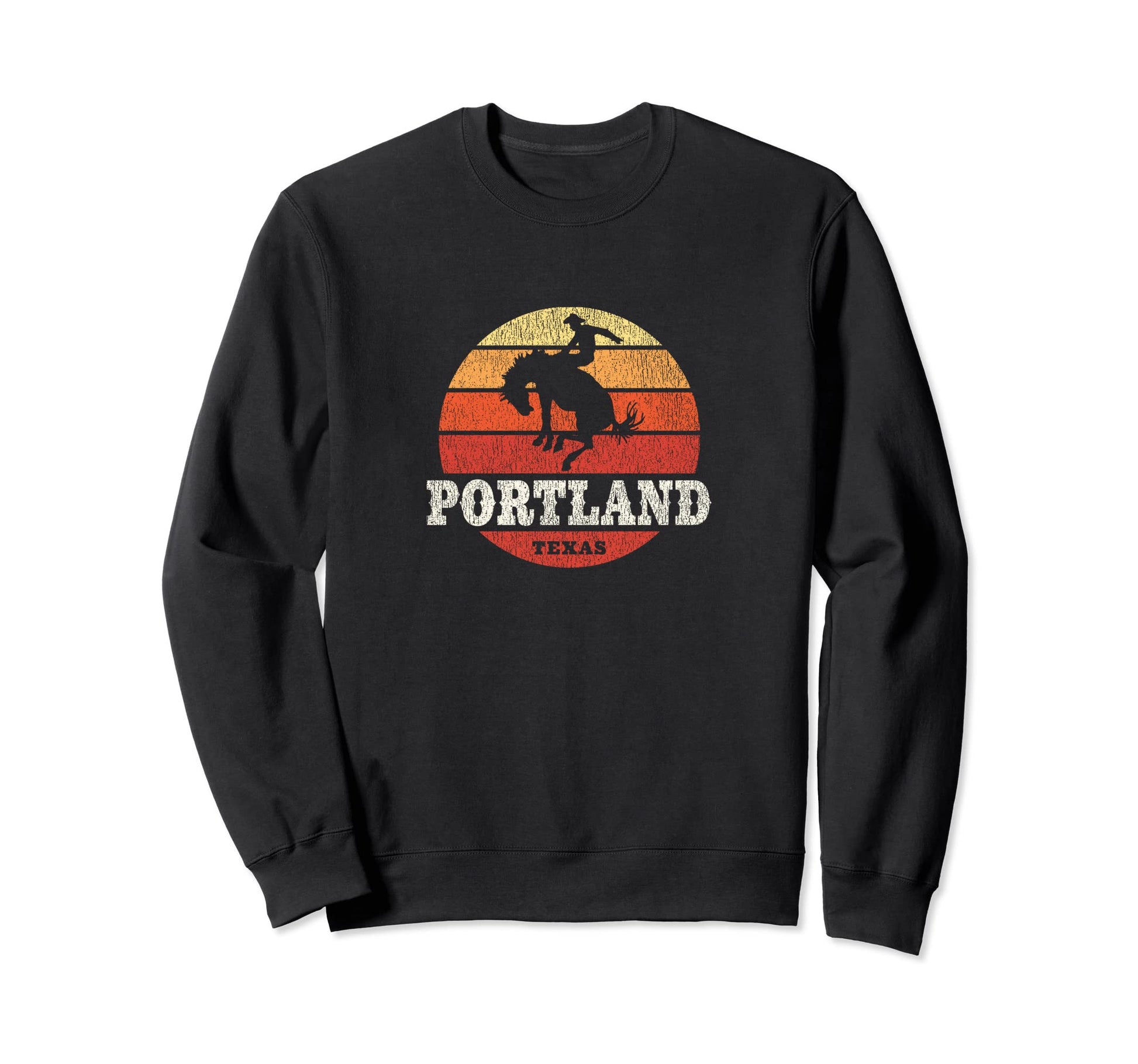 Portland Tx Country Western Sweatshirt - Custom Art Print Men Women - T-Shirt, Sweatshirt, Hoodie