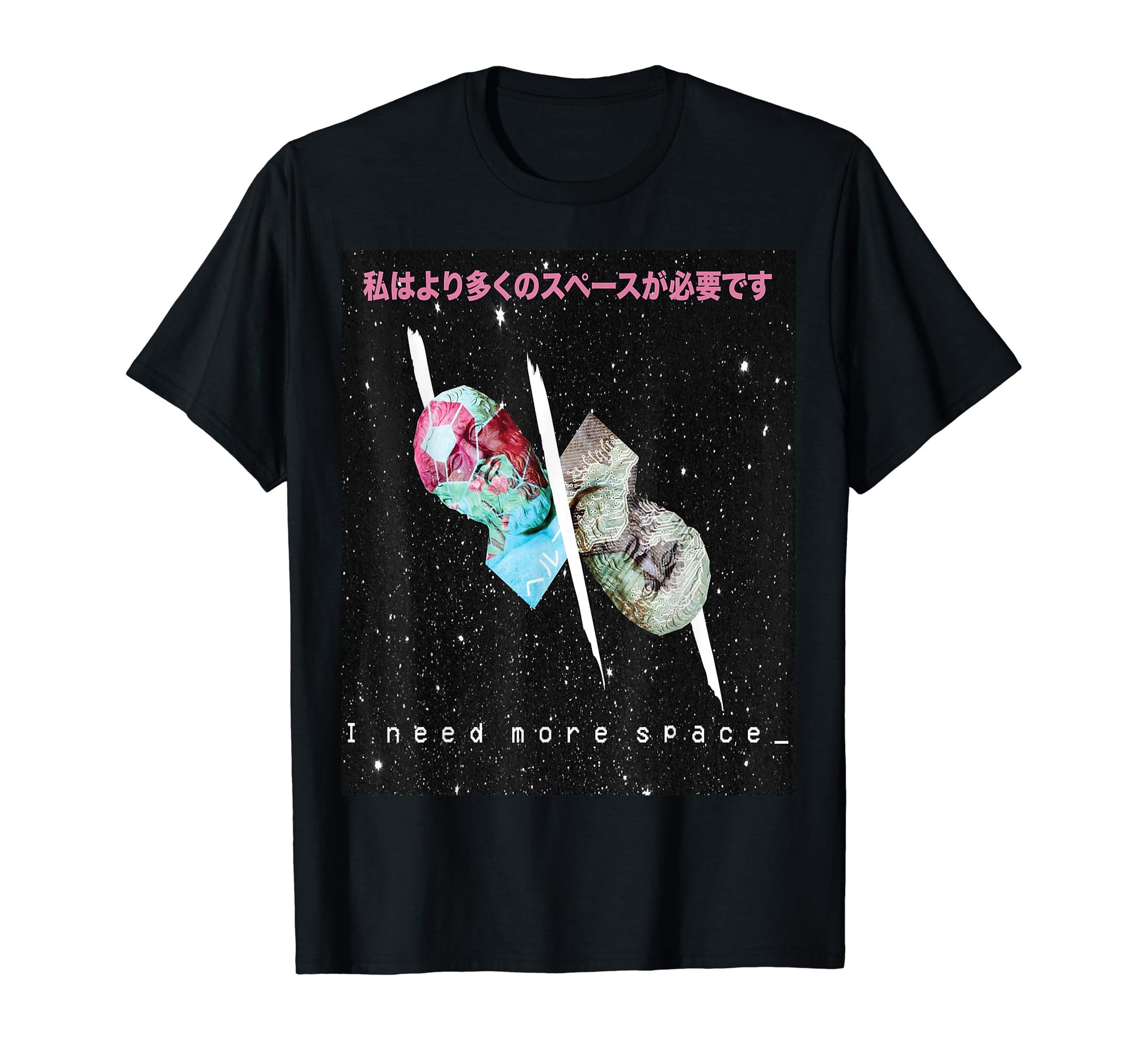 Vaporwave Aesthetic I Need More Space T-Shirt - Trendy Graphic Men Women - T-Shirt, Sweatshirt, Hoodie