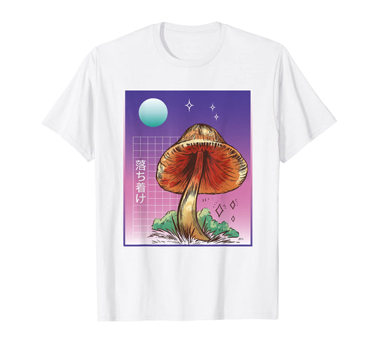 Boho Mushroom Cottagecore Aesthetic T-Shirt - Minimalist Print Unisex - T-Shirt, Sweatshirt, Hoodie