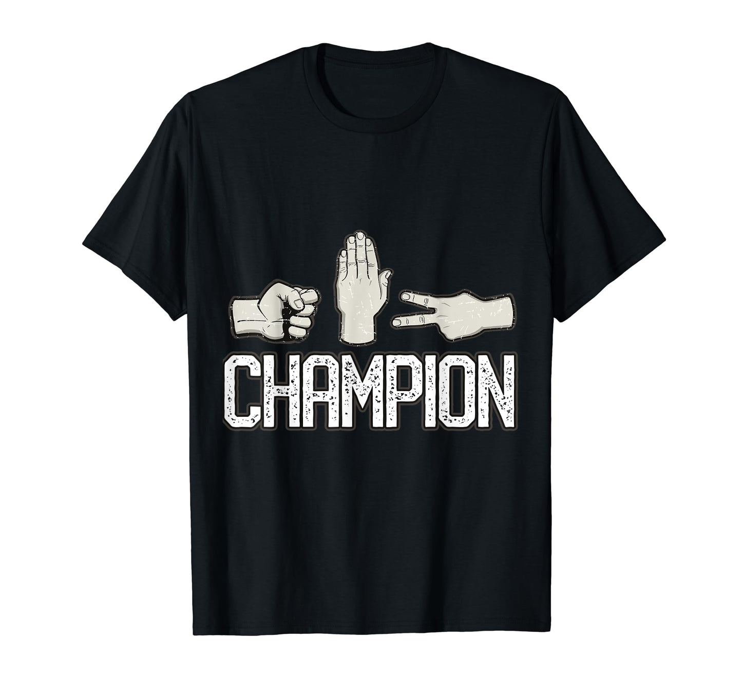 Rock Paper Scissors Champion Hand Game T-Shirt - Fun Novelty Design Unisex - T-Shirt, Sweatshirt, Hoodie