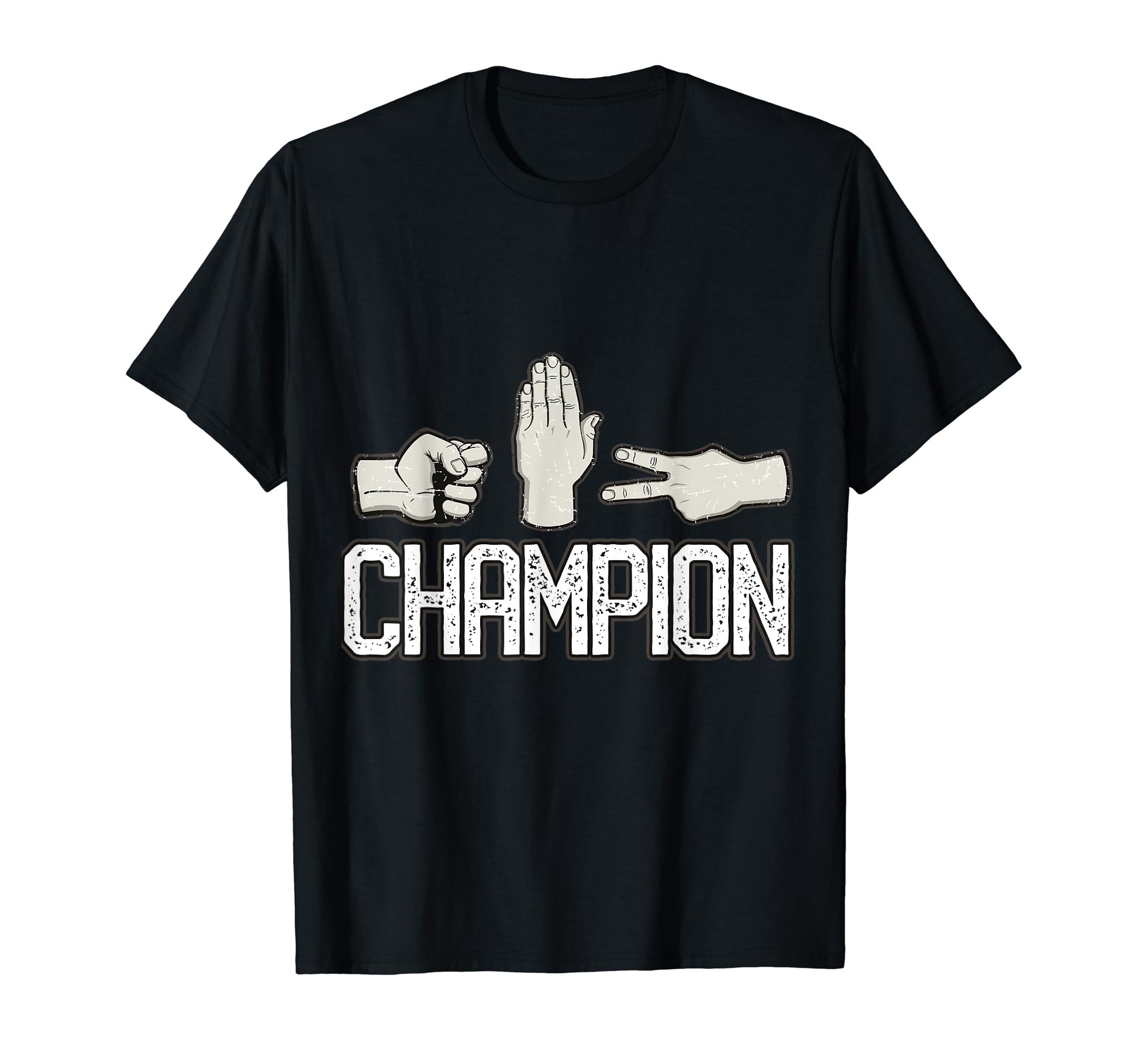 Rock Paper Scissors Champion Hand Game T-Shirt - Fun Novelty Design Unisex - T-Shirt, Sweatshirt, Hoodie