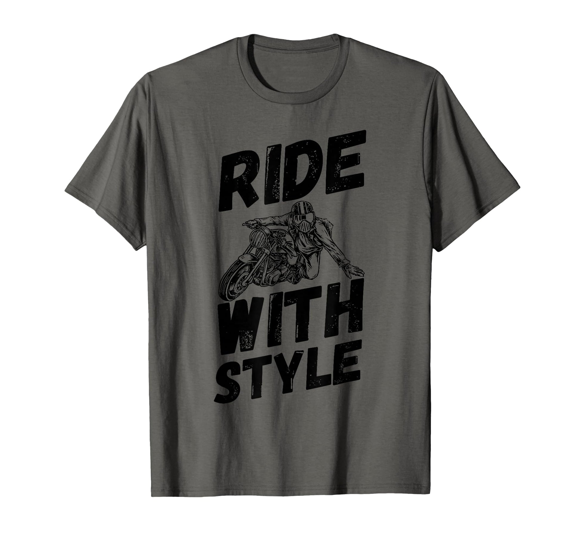 Ride Motorcycle Fans T-Shirt - Minimalist Print for Adults - T-Shirt, Sweatshirt, Hoodie