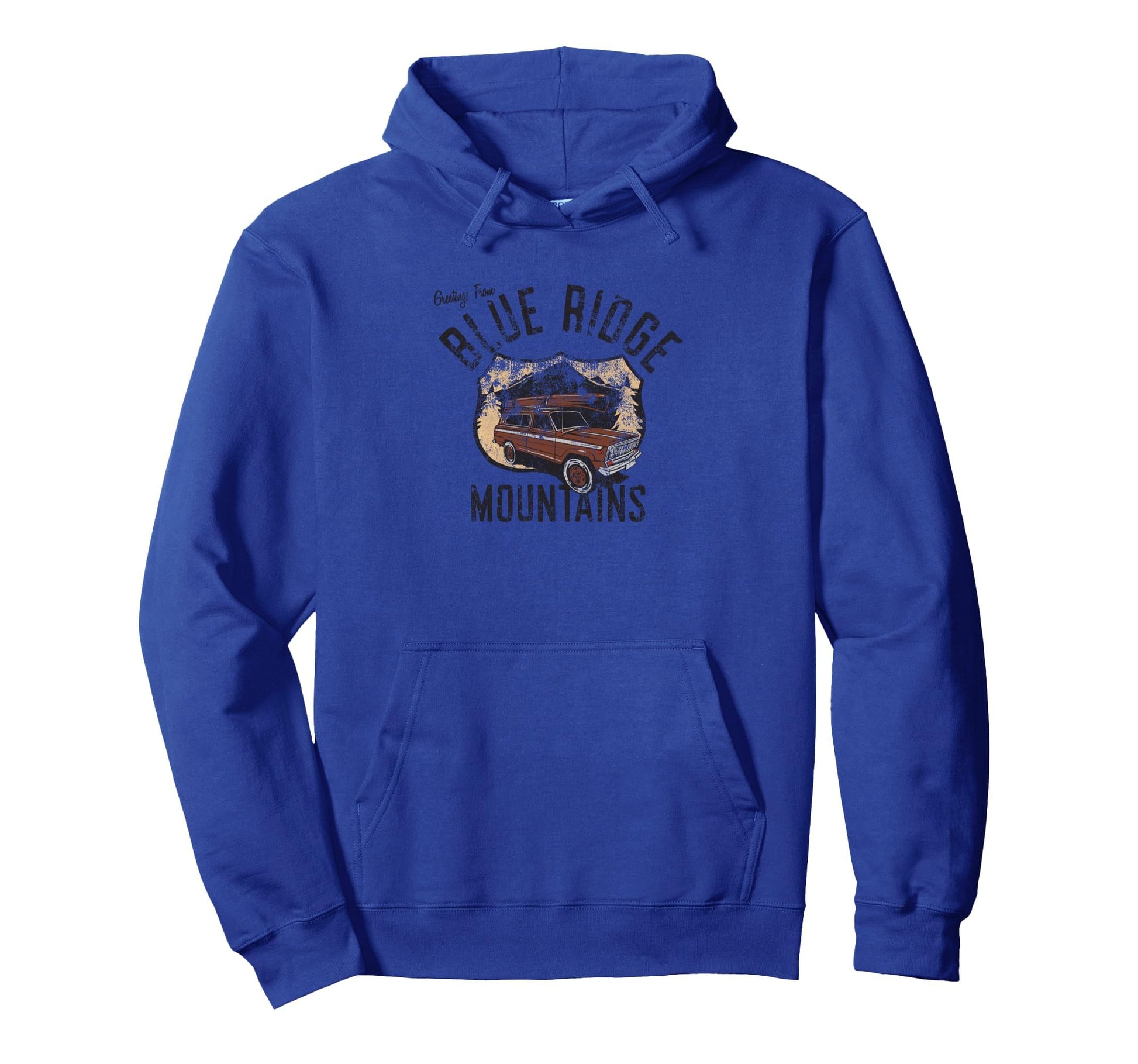 Blue Ridge Mountains National Park Hoodie - Fun Novelty Design Unisex - T-Shirt, Sweatshirt, Hoodie