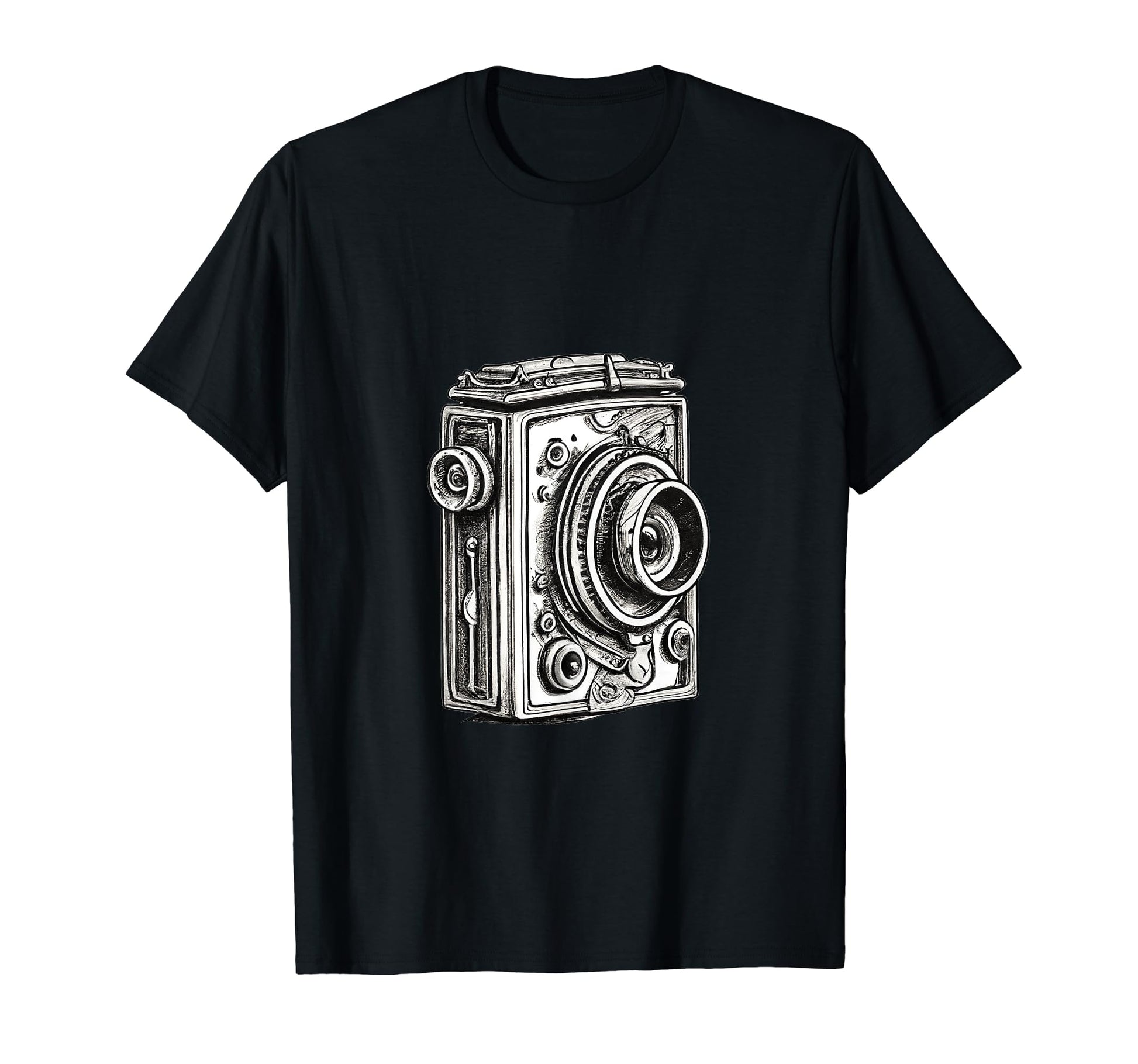 Camera T-Shirt - Custom Art Print for Adults - T-Shirt, Sweatshirt, Hoodie
