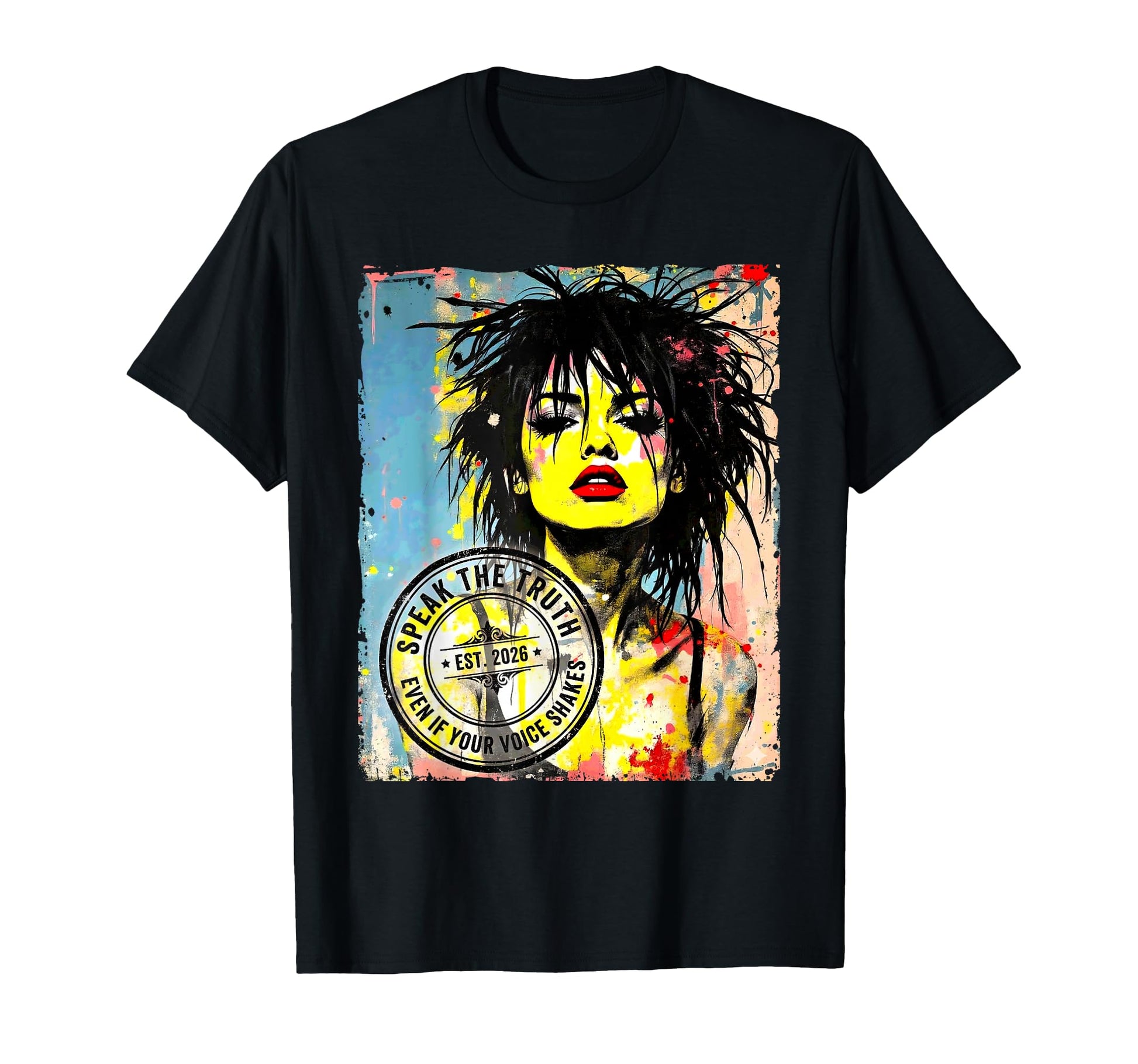 Punk Colorful Pop Art 90S Graffiti T-Shirt - Minimalist Print Unisex - T-Shirt, Sweatshirt, Hoodie