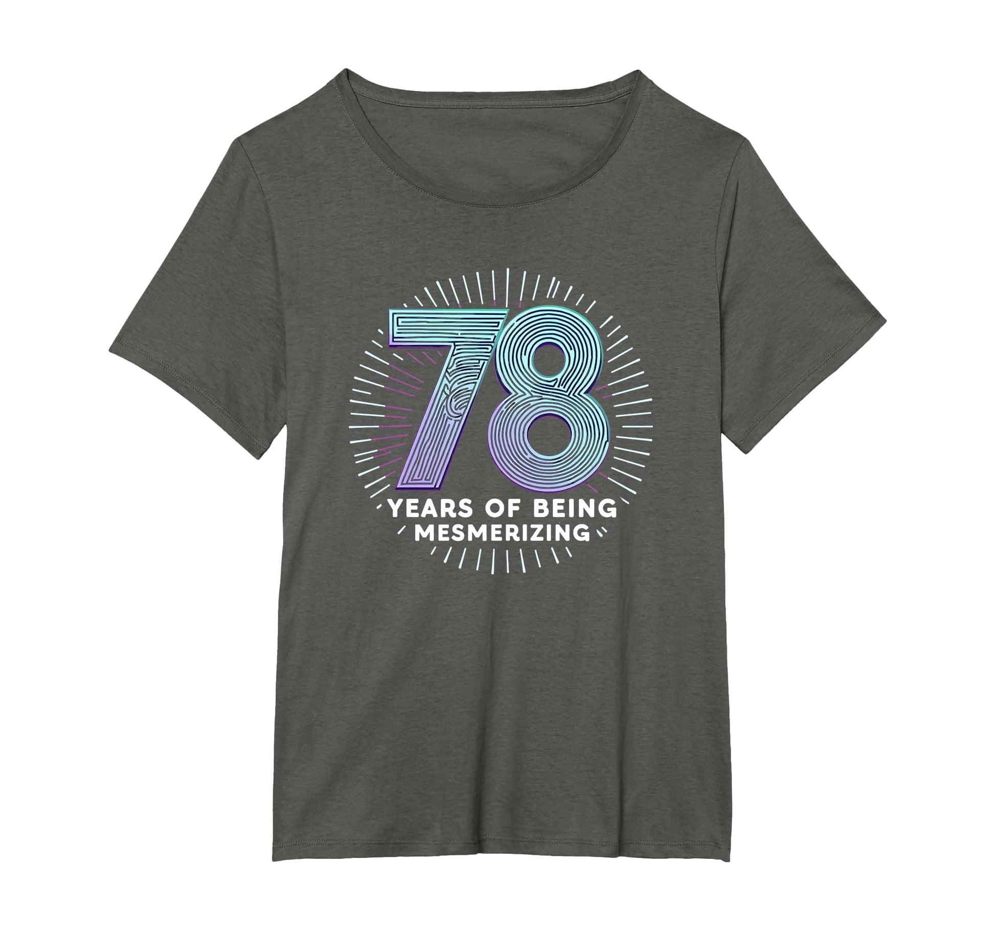 78 Years Mesmerizing Birthday Gift T-Shirt - Unique Graphic Men Women - T-Shirt, Sweatshirt, Hoodie