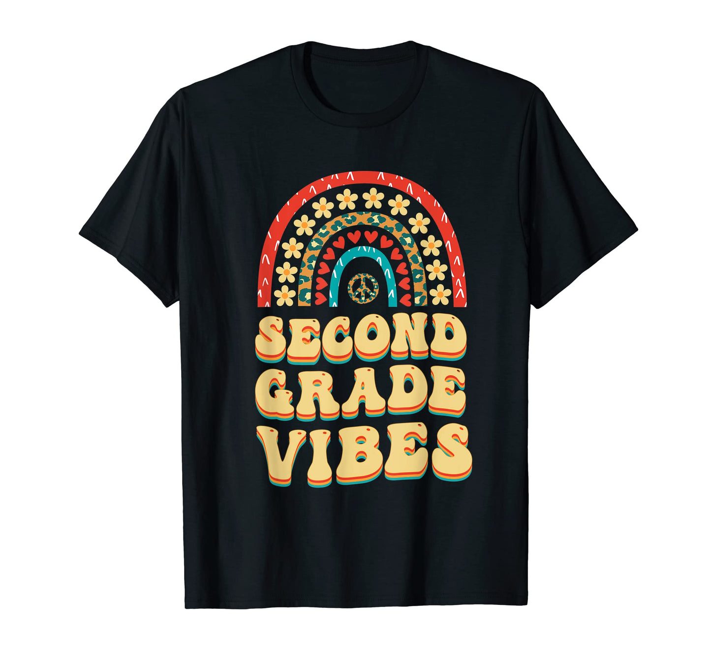 First Day School Second Grade Teacher T-Shirt - Unique Graphic for Adults - T-Shirt, Sweatshirt, Hoodie