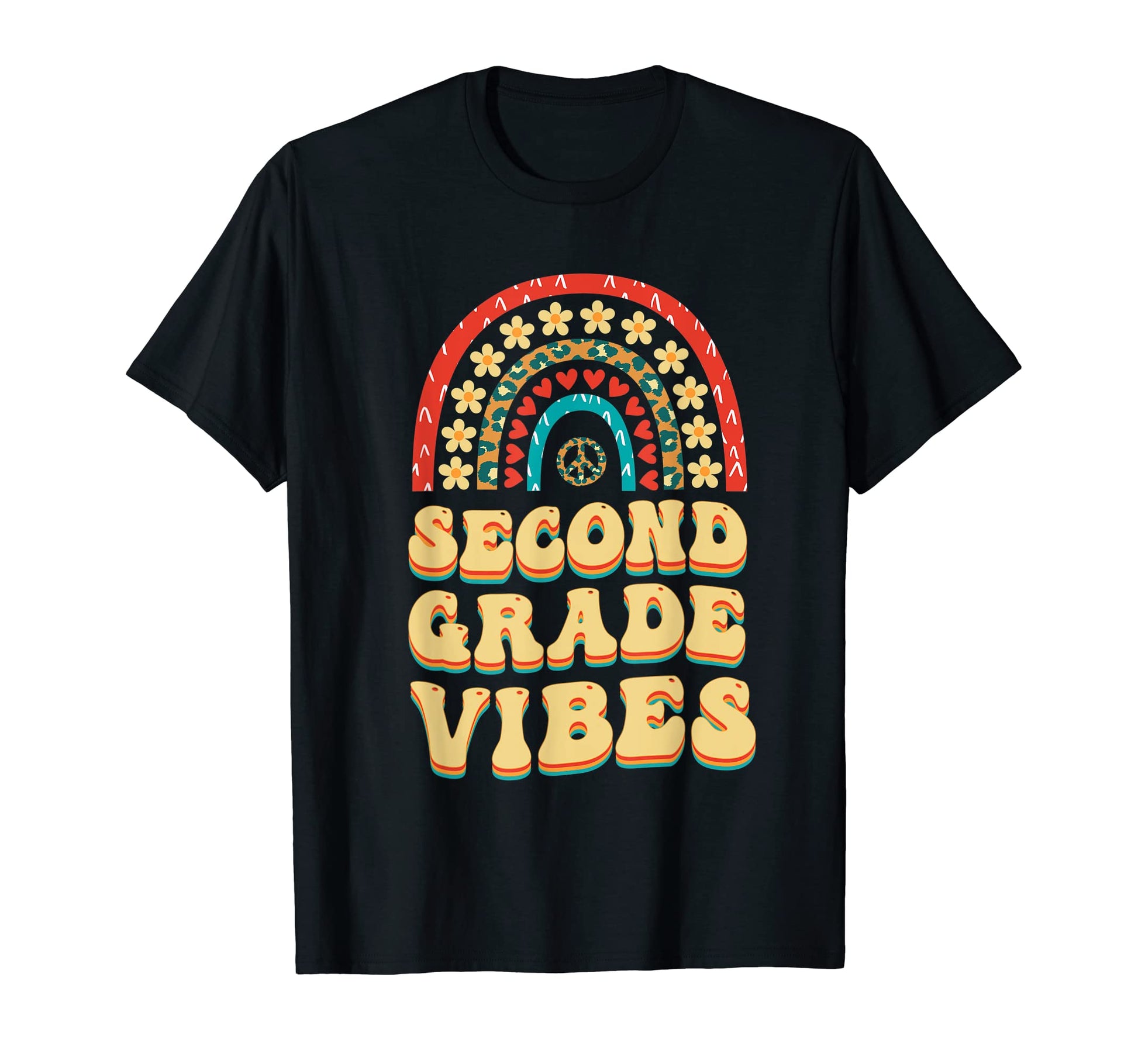 First Day School Second Grade Teacher T-Shirt - Unique Graphic for Adults - T-Shirt, Sweatshirt, Hoodie