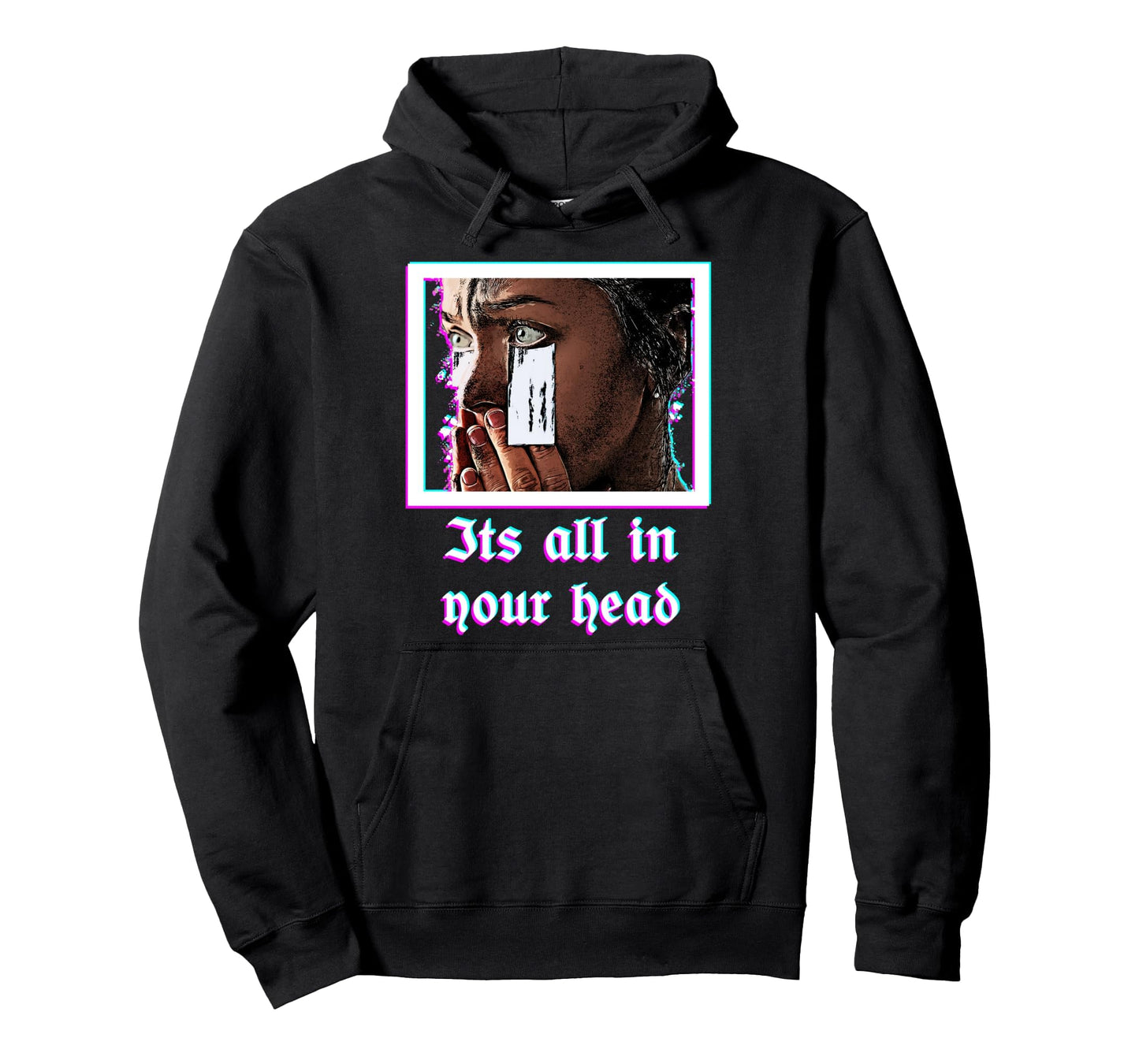 Tears Aesthetic Sad Vaporwave Hoodie - Custom Art Print Men Women - T-Shirt, Sweatshirt, Hoodie