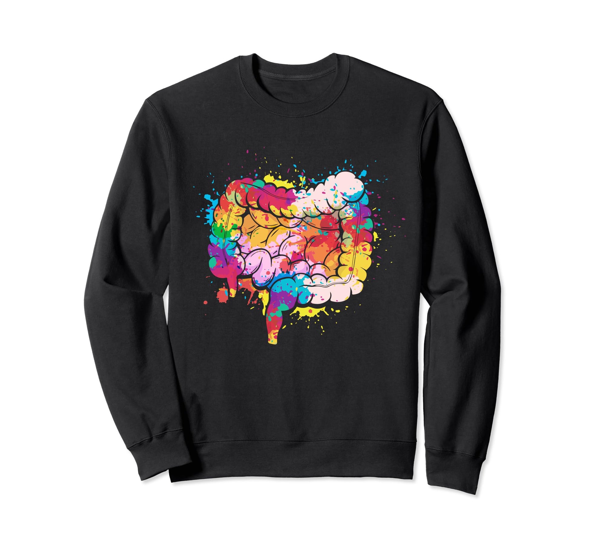 Rainbow Intestine Gastroenterology Sweatshirt - Novelty Apparel for Adults - T-Shirt, Sweatshirt, Hoodie
