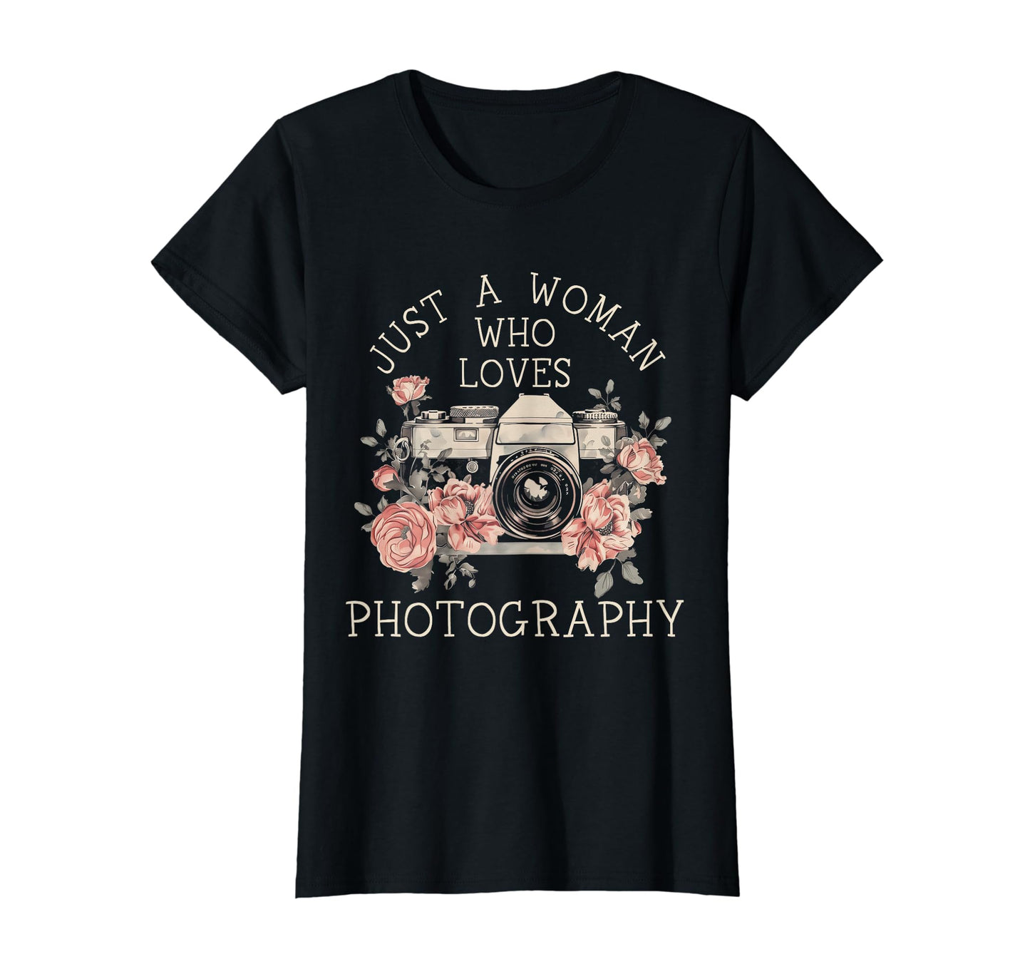 Photographer Camera Flowers Photography T-Shirt - Trendy Graphic Men Women - T-Shirt, Sweatshirt, Hoodie