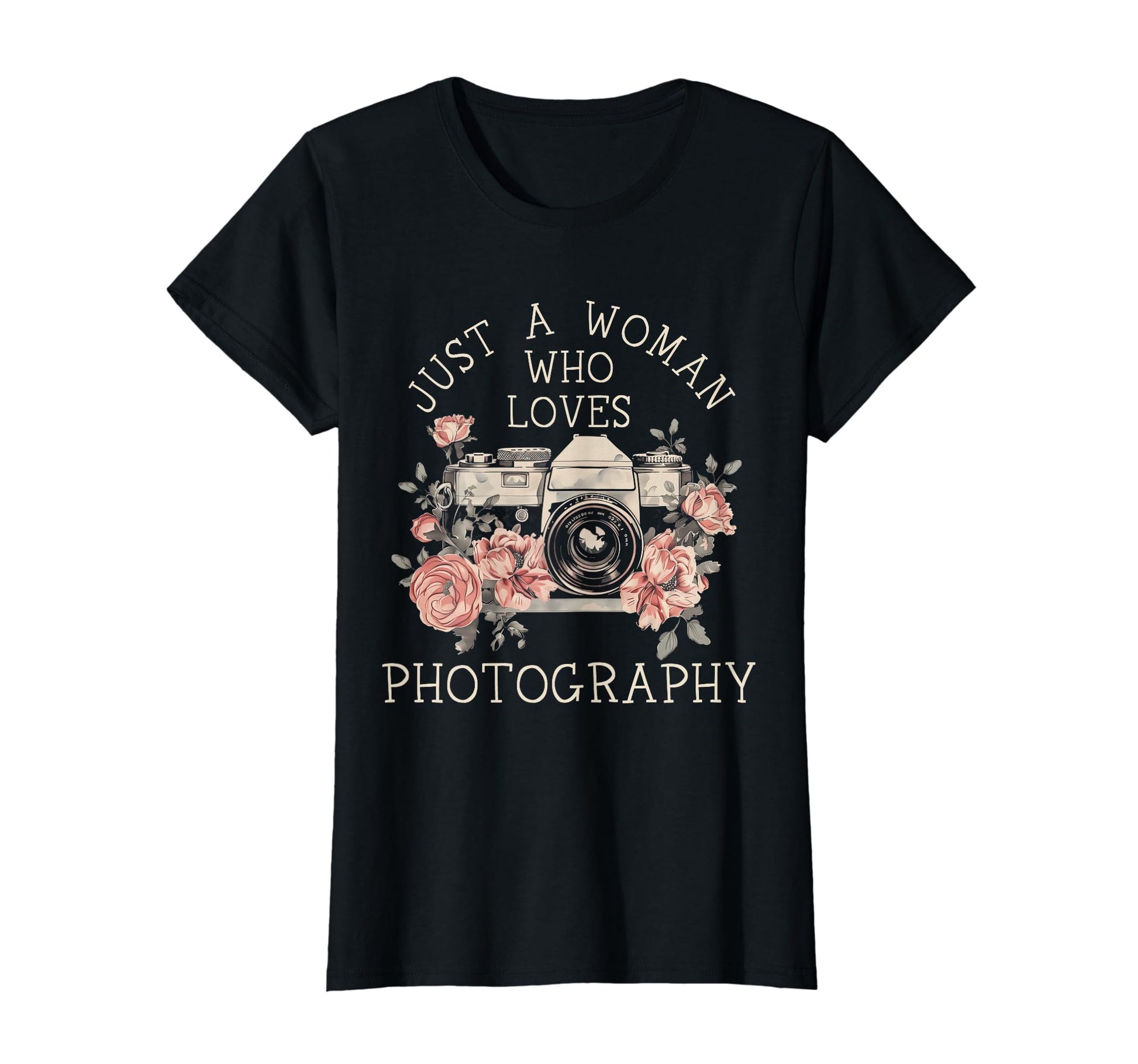 Photographer Camera Flowers Photography T-Shirt - Trendy Graphic Men Women - T-Shirt, Sweatshirt, Hoodie