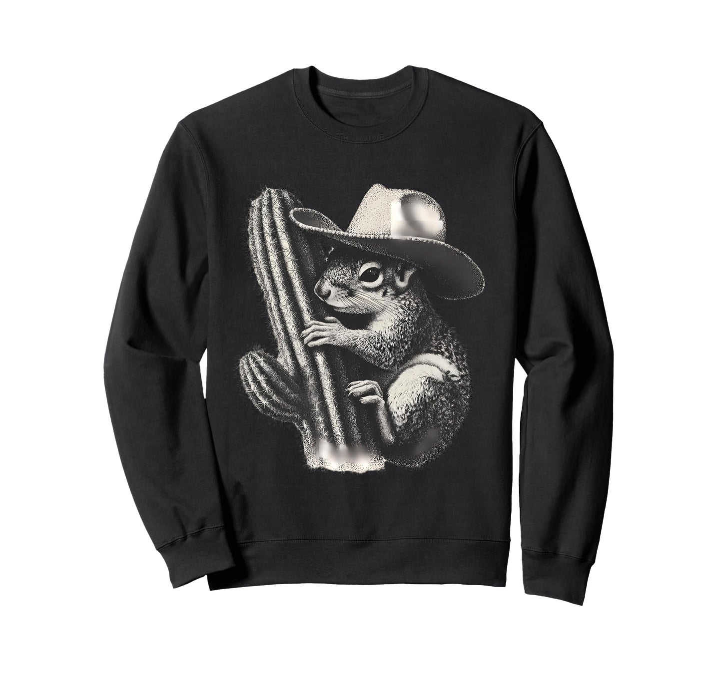 Squirrel Cowboy Rodeo Cowgirl Sweatshirt - Aesthetic Graphic Unisex - T-Shirt, Sweatshirt, Hoodie