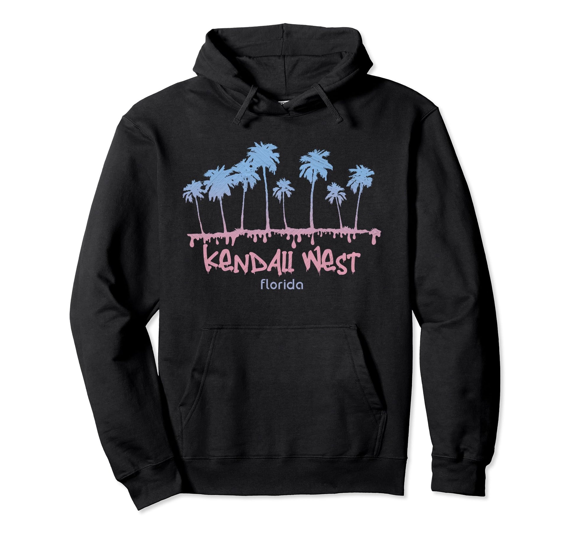 Kendall West Florida Beach Surf Hoodie - Casual Everyday Wear for Adults - T-Shirt, Sweatshirt, Hoodie