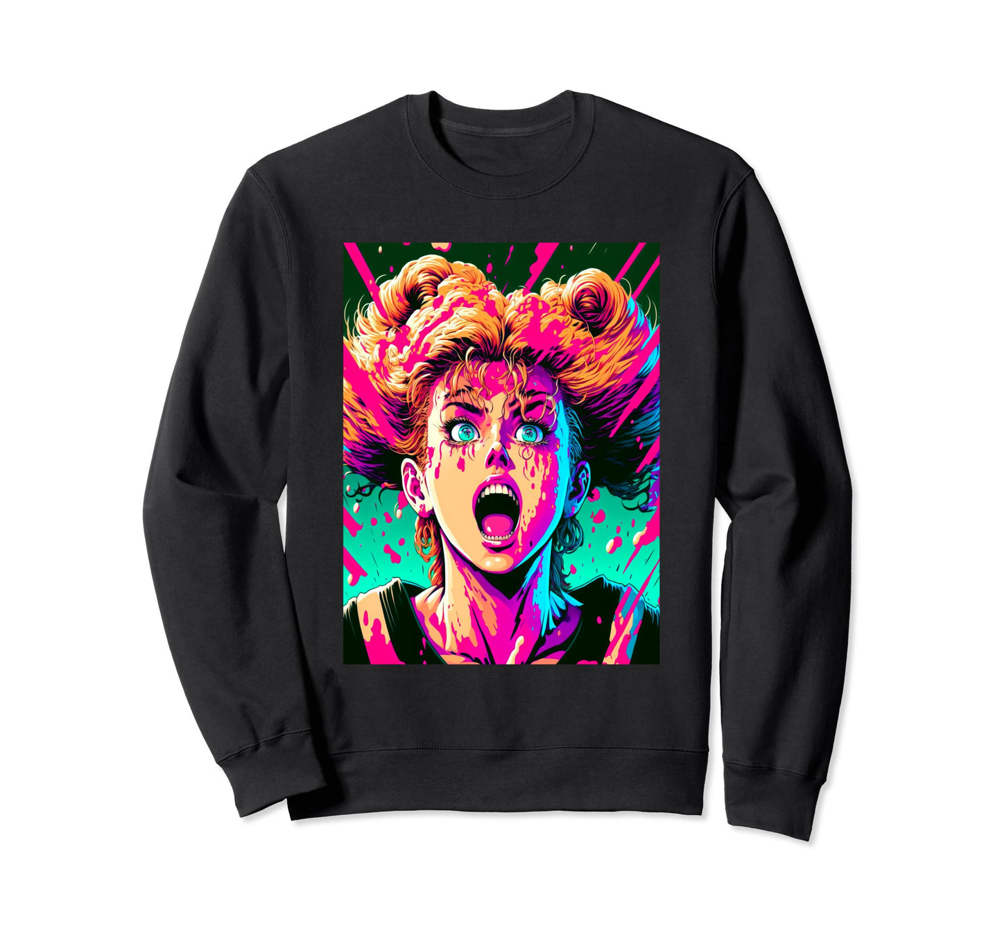 Expressive Japanese Vaporwave Sweatshirt - Trendy Graphic Men Women - T-Shirt, Sweatshirt, Hoodie