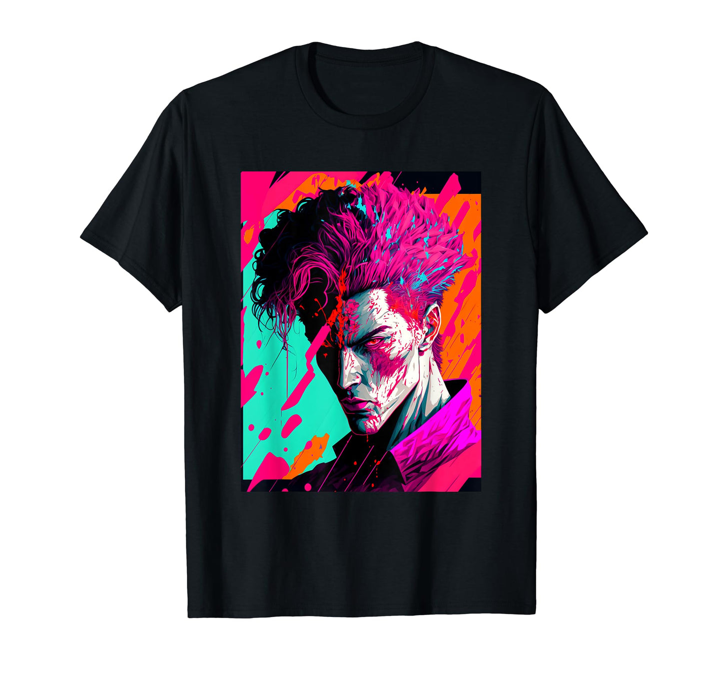 Chaotic Evil Japanese Vaporwave T-Shirt - Custom Art Print Men Women - T-Shirt, Sweatshirt, Hoodie