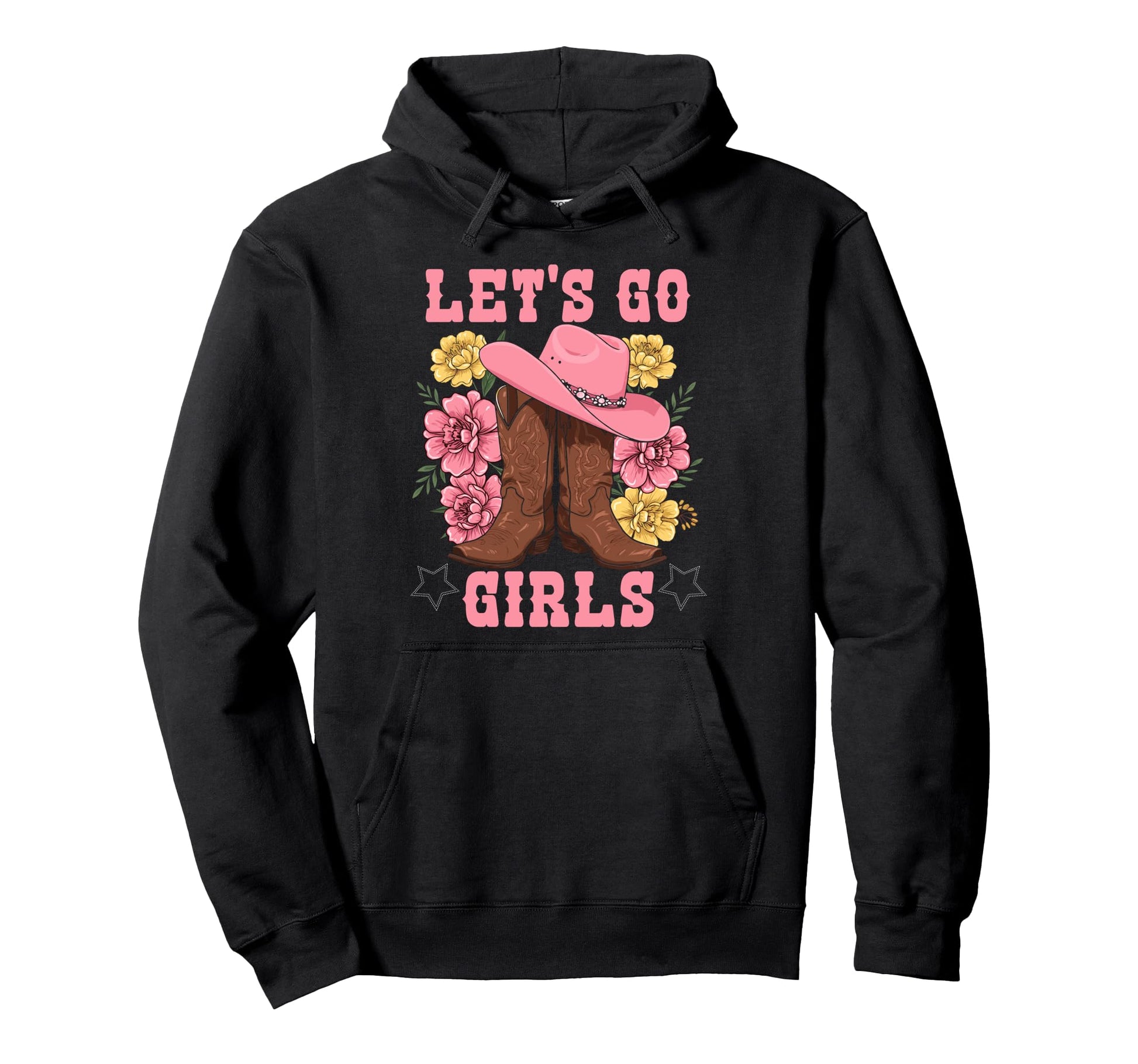 Lets Go Tees Rodeo Western Love Country Hoodie - Custom Art Print Unisex - T-Shirt, Sweatshirt, Hoodie