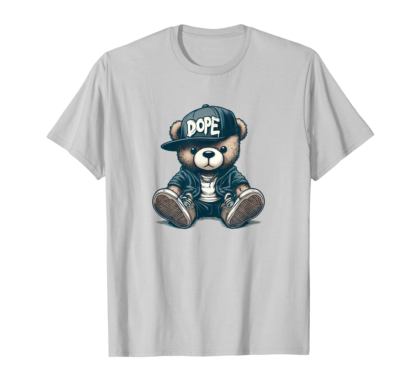 Dope Hip Hop Teddy Bear 90S Hip Hop T-Shirt - Casual Everyday Wear Unisex - T-Shirt, Sweatshirt, Hoodie