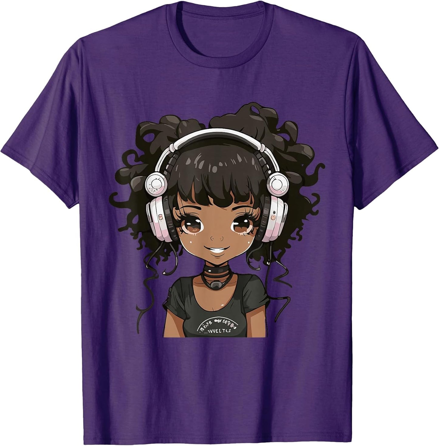 Anime Manga Music Gifts For Teen Girls Youth - Adult & Kids T-Shirts, Sweatshirts & Hoodies apparel design preview 1