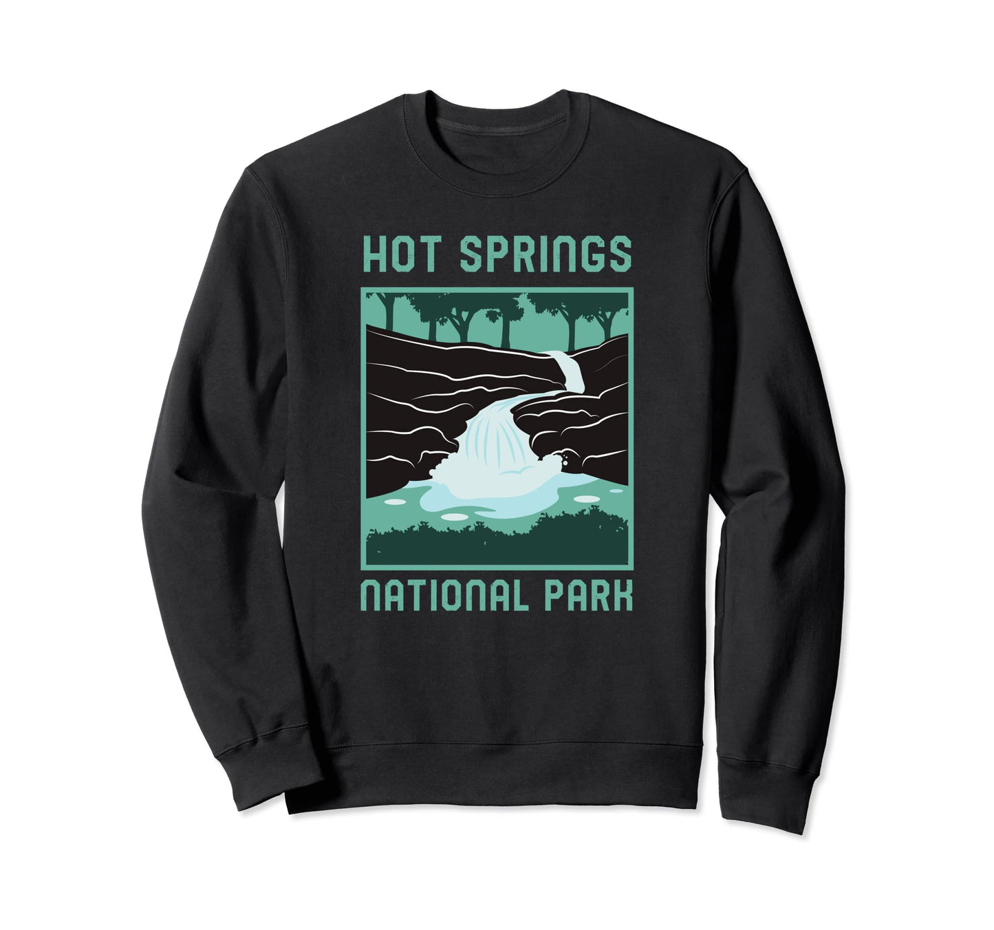 Hot Springs National Park Arkansas Sweatshirt - Trendy Graphic for Adults - T-Shirt, Sweatshirt, Hoodie