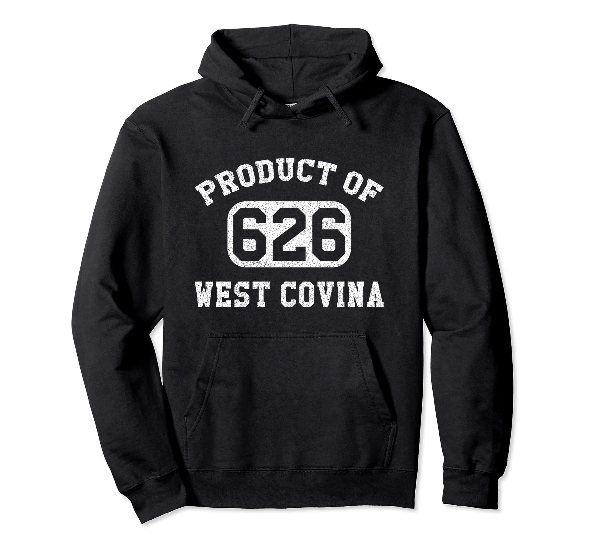 West Covina California Area Code Hoodie - Custom Art Print for Adults - T-Shirt, Sweatshirt, Hoodie