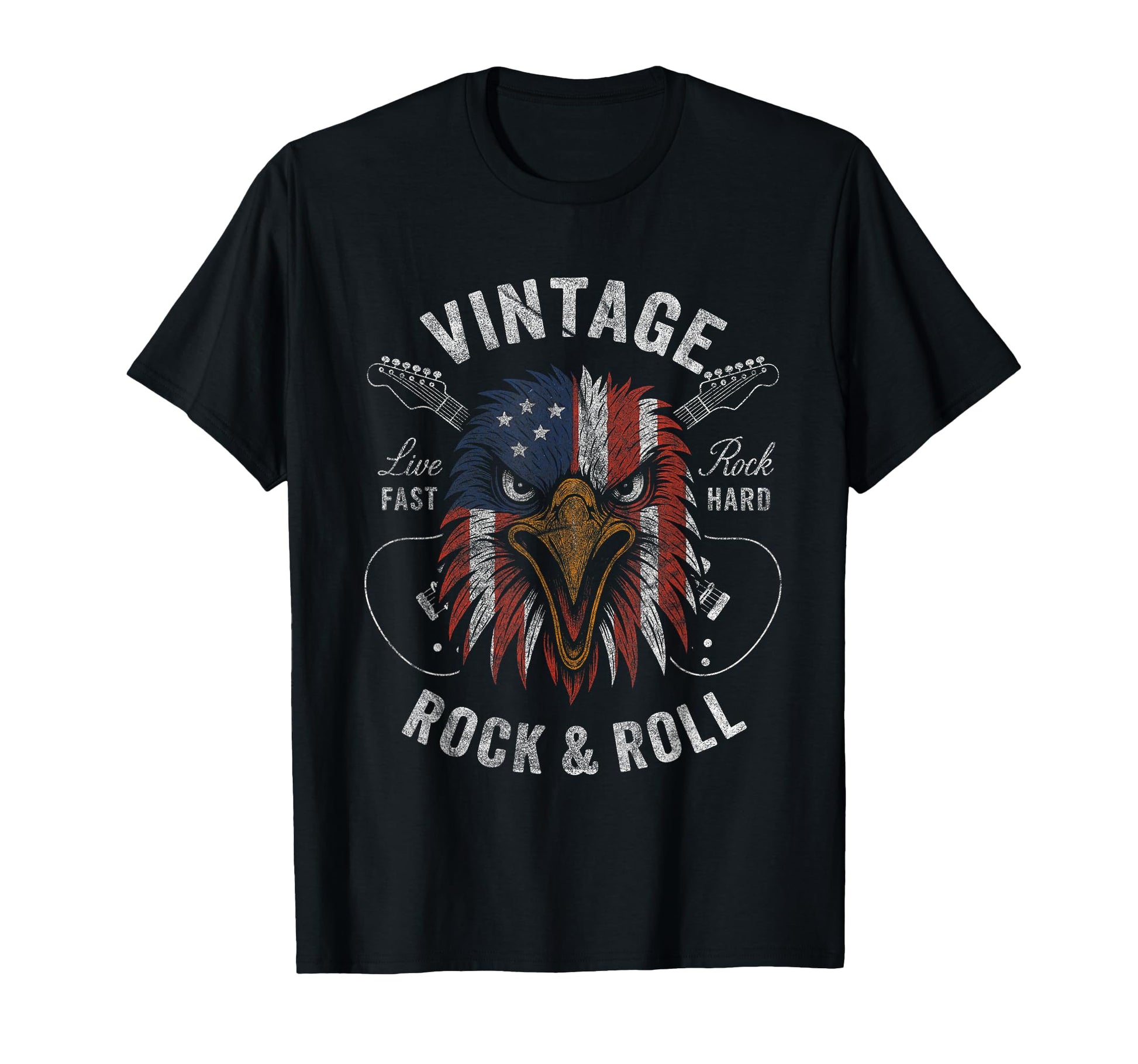 Patriotic Eagle Southern Rock T-Shirt - Casual Everyday Wear Men Women - T-Shirt, Sweatshirt, Hoodie