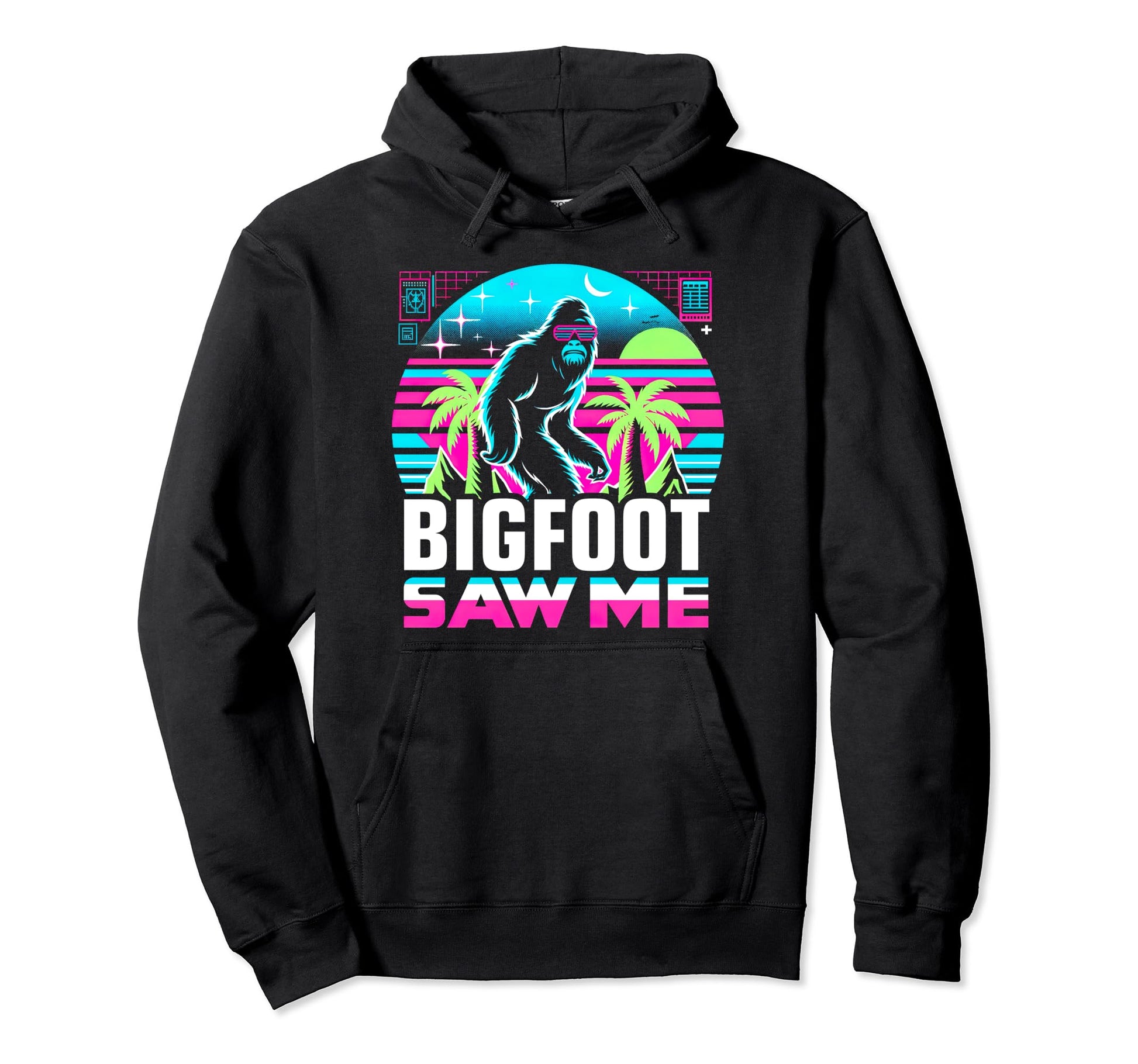 Bigfoot Saw Me But Nobody Believes Him Hoodie - Minimalist Print Unisex - T-Shirt, Sweatshirt, Hoodie