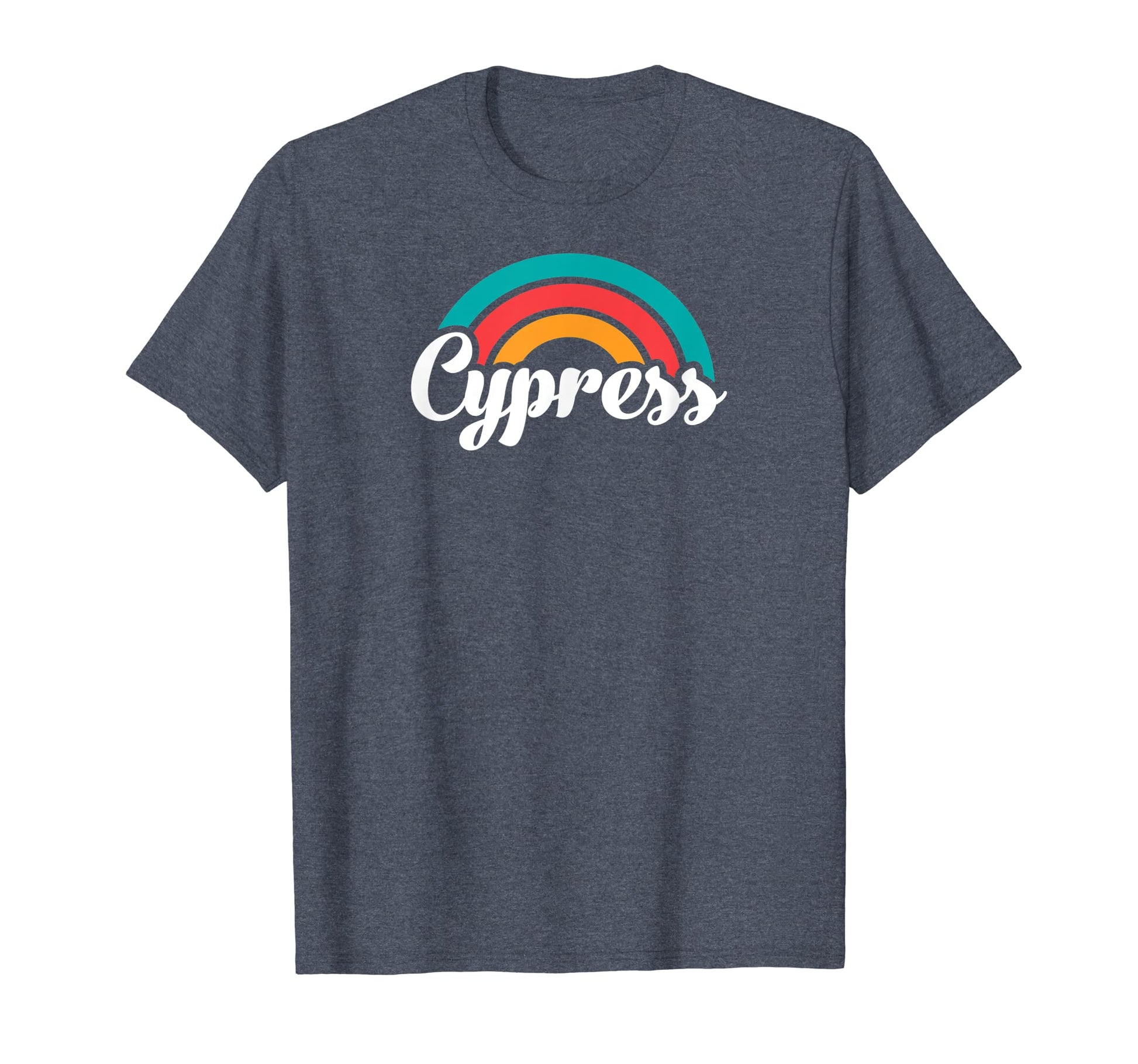 Cypress Ca Script Rainbow T-Shirt - Graphic Print for Adults - T-Shirt, Sweatshirt, Hoodie
