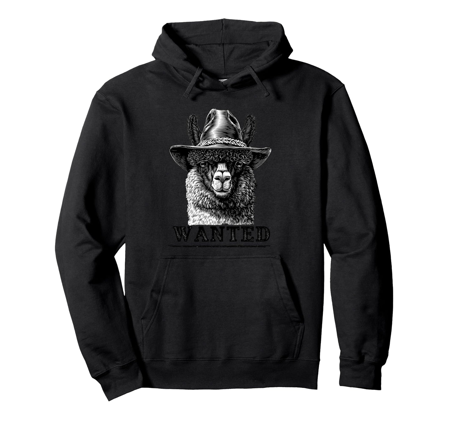 Llama Cowboy Rodeo Cowgirl Hoodie - Casual Everyday Wear for Adults - T-Shirt, Sweatshirt, Hoodie