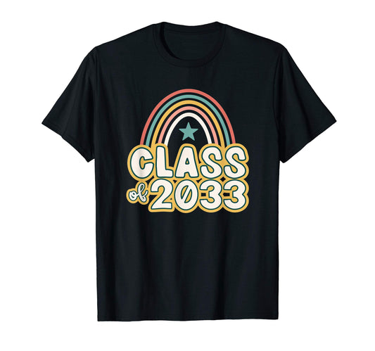 Back To School Boho Rainbow Class 2033 T-Shirt - Novelty Apparel for Adults - T-Shirt, Sweatshirt, Hoodie