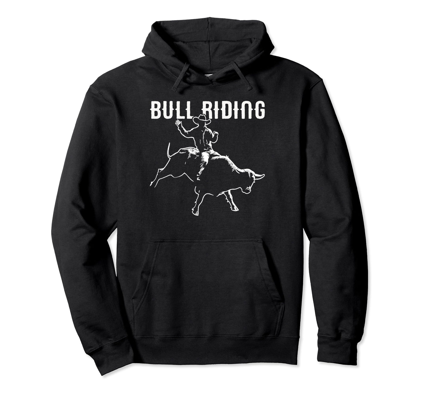 Bull Riding Rodeo Western Country Hoodie - Trendy Graphic for Adults - T-Shirt, Sweatshirt, Hoodie