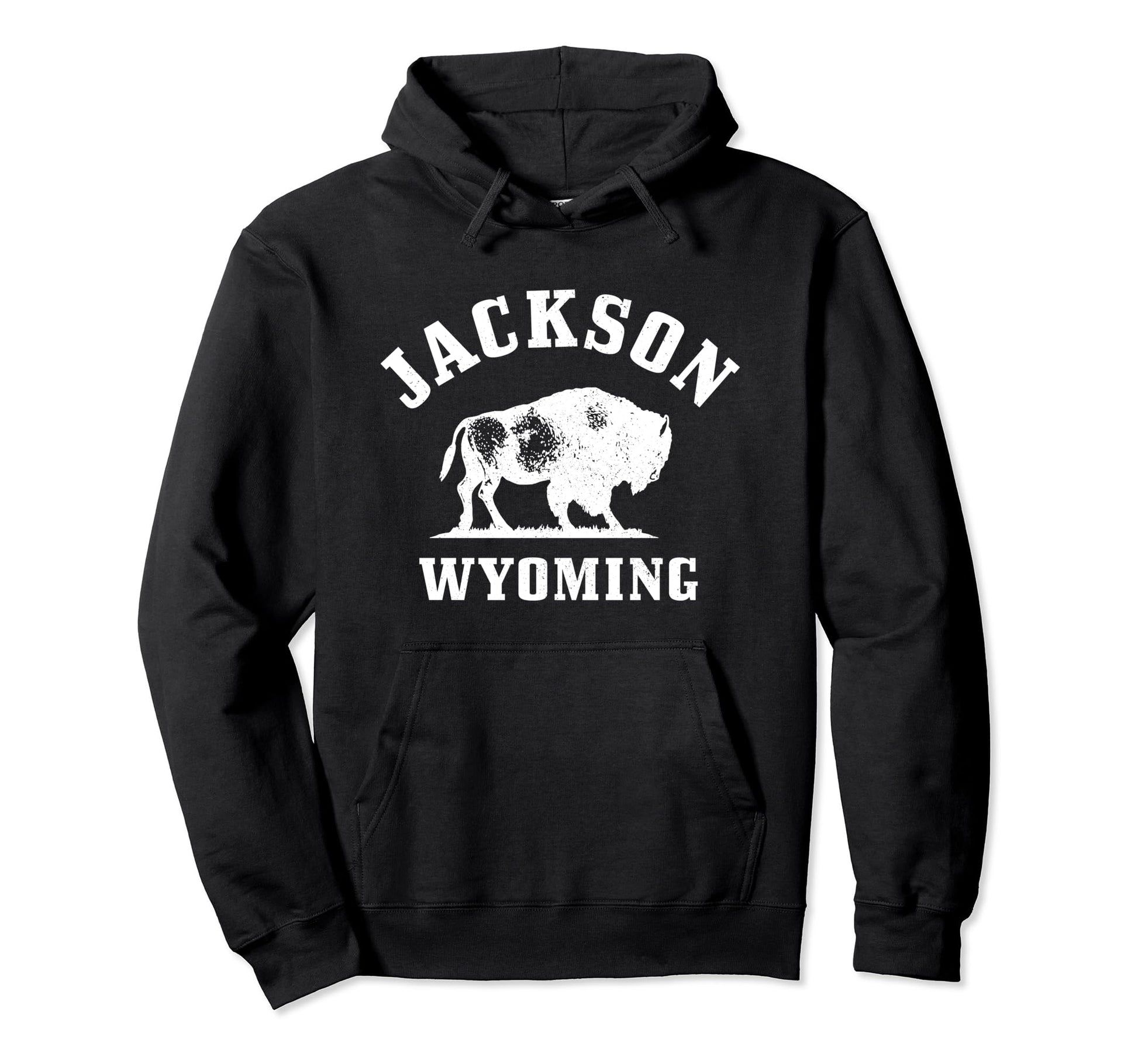 Jackson Wyoming Cowboy State Bison Hoodie - Streetwear Style for Adults - T-Shirt, Sweatshirt, Hoodie