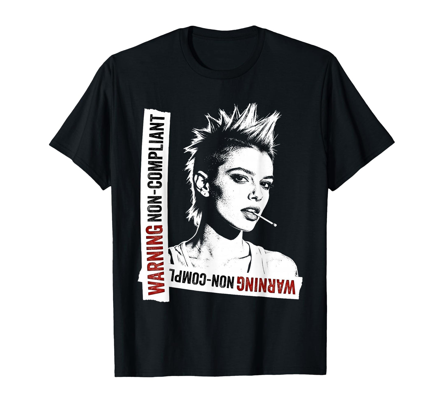 Punk Stencil Graffiti Urban Grunge T-Shirt - Fun Novelty Design Men Women - T-Shirt, Sweatshirt, Hoodie