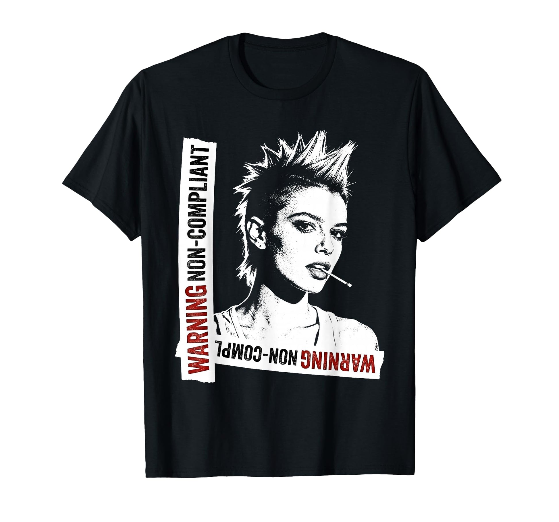 Punk Stencil Graffiti Urban Grunge T-Shirt - Fun Novelty Design Men Women - T-Shirt, Sweatshirt, Hoodie