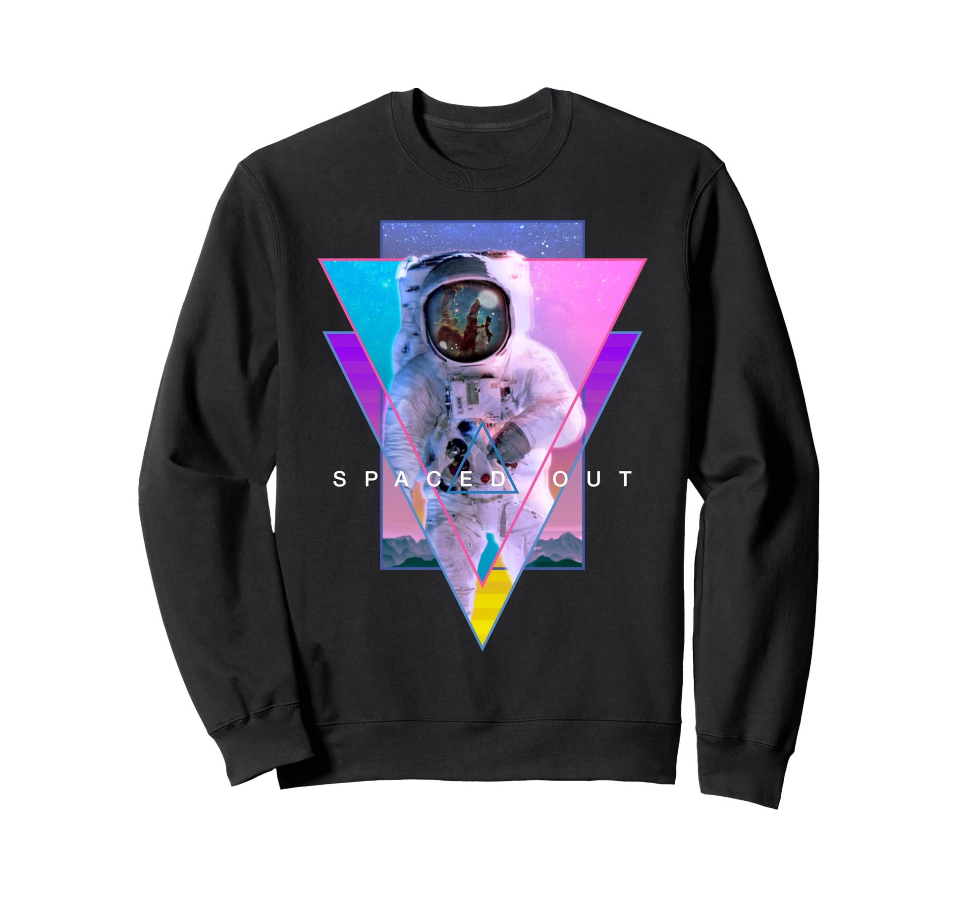 Astronaut Spaced Out Aesthetic Sweatshirt - Novelty Apparel Men Women - T-Shirt, Sweatshirt, Hoodie