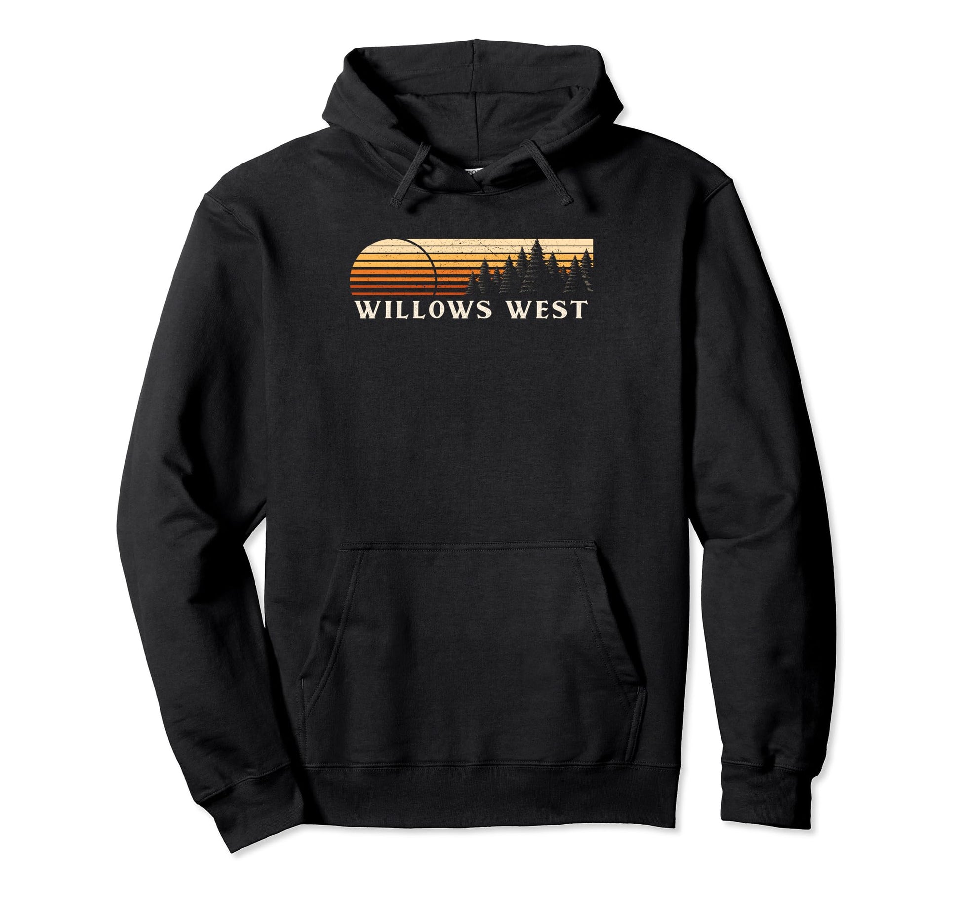 Willows West Az Evergreen Sunset Hoodie - Streetwear Style for Adults - T-Shirt, Sweatshirt, Hoodie