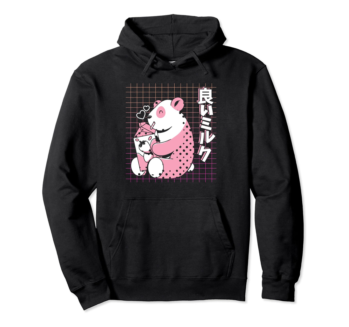 Japanese Vaporwave Animals Japan Hoodie - Minimalist Print Men Women - T-Shirt, Sweatshirt, Hoodie