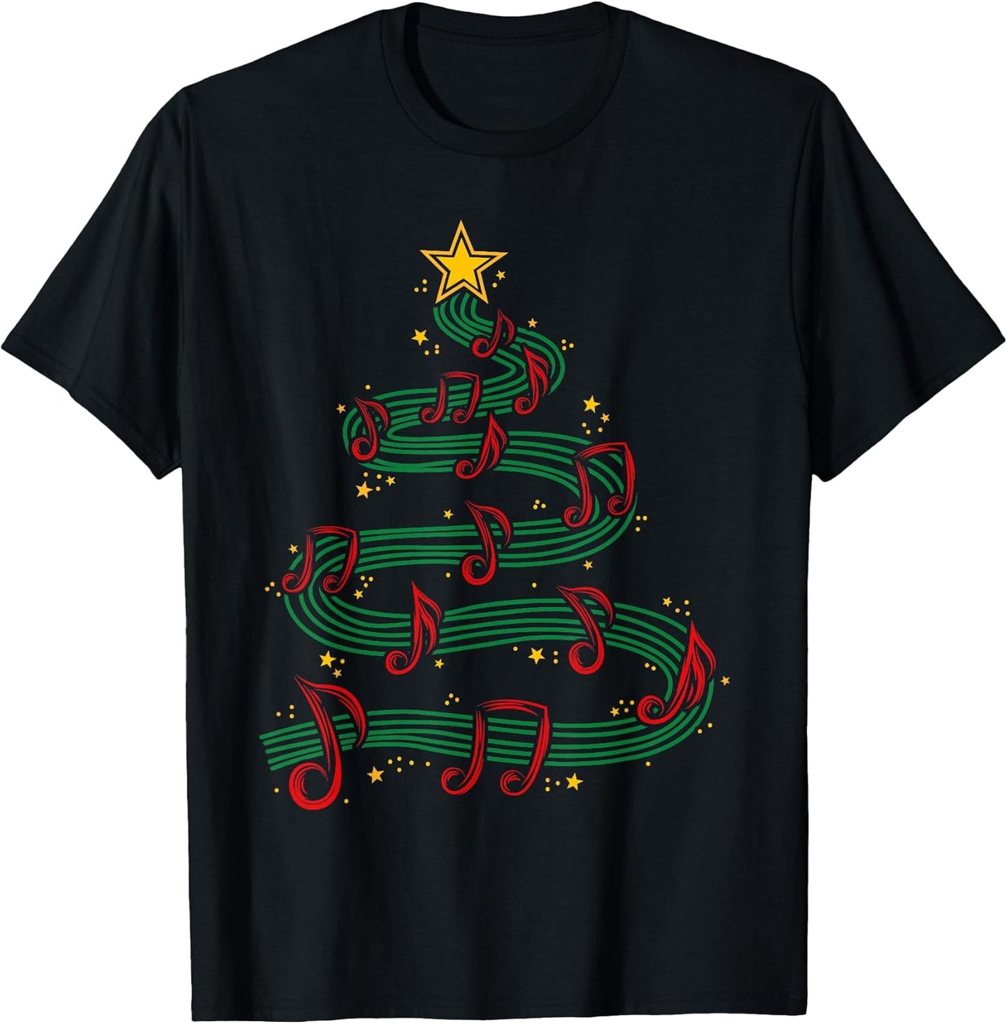 InGENIUS Christmas Tree Music Lovers Gifts - Adult & Kids T-Shirts, Sweatshirts & Hoodies apparel design preview 1
