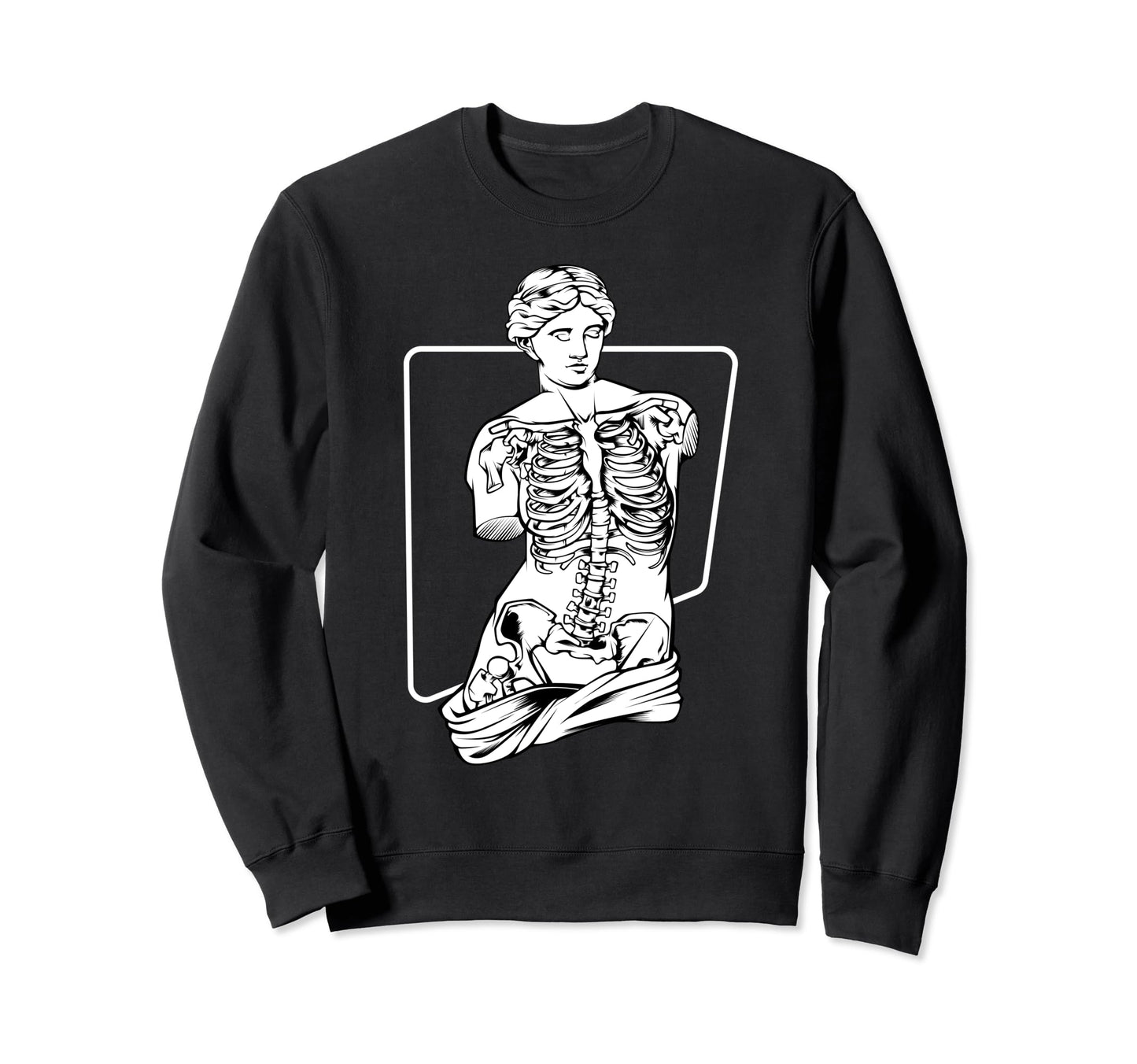 Venus Skeleton Aesthetic Sweatshirt - Aesthetic Graphic for Adults - T-Shirt, Sweatshirt, Hoodie