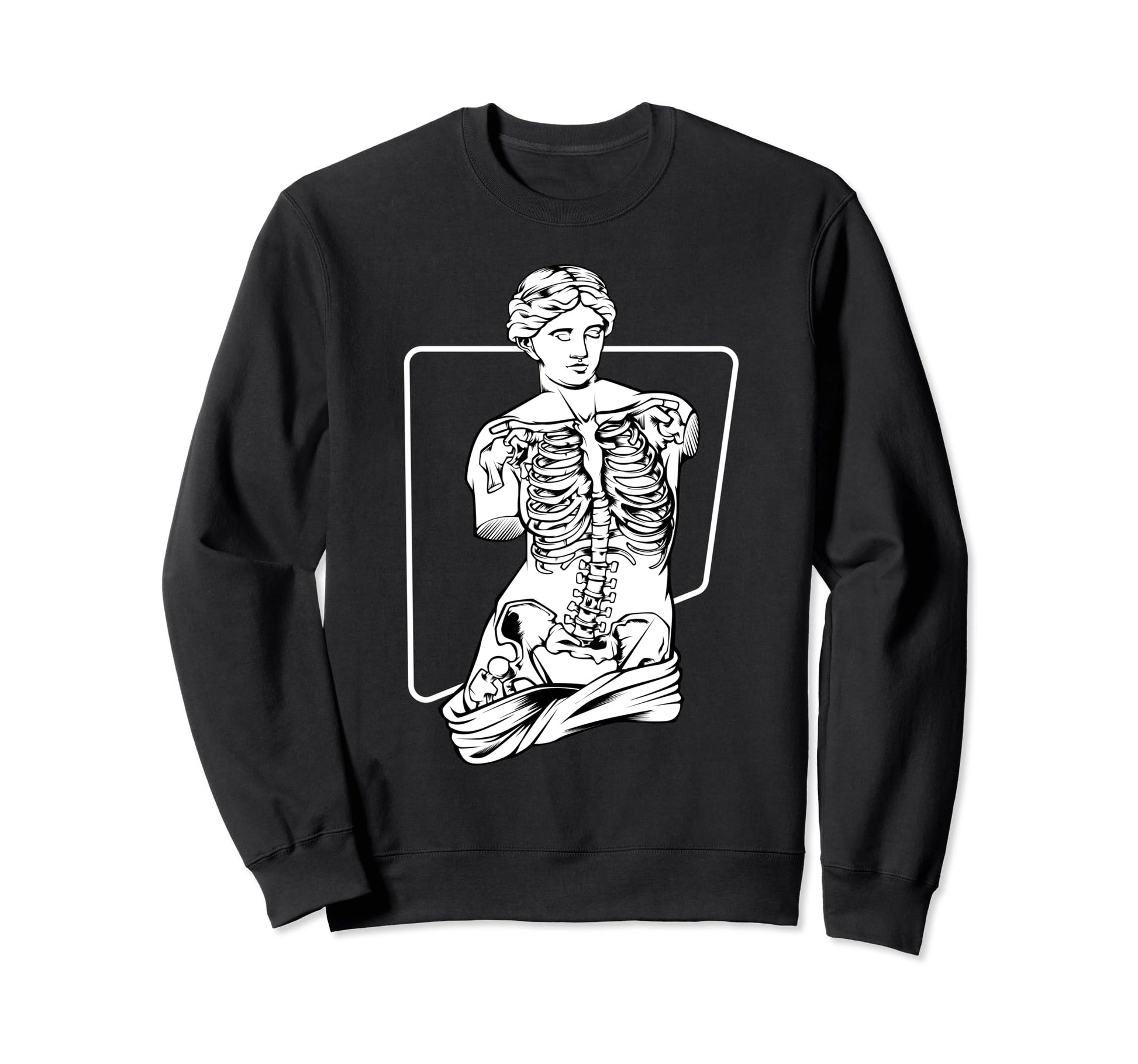 Venus Skeleton Aesthetic Sweatshirt - Aesthetic Graphic for Adults - T-Shirt, Sweatshirt, Hoodie
