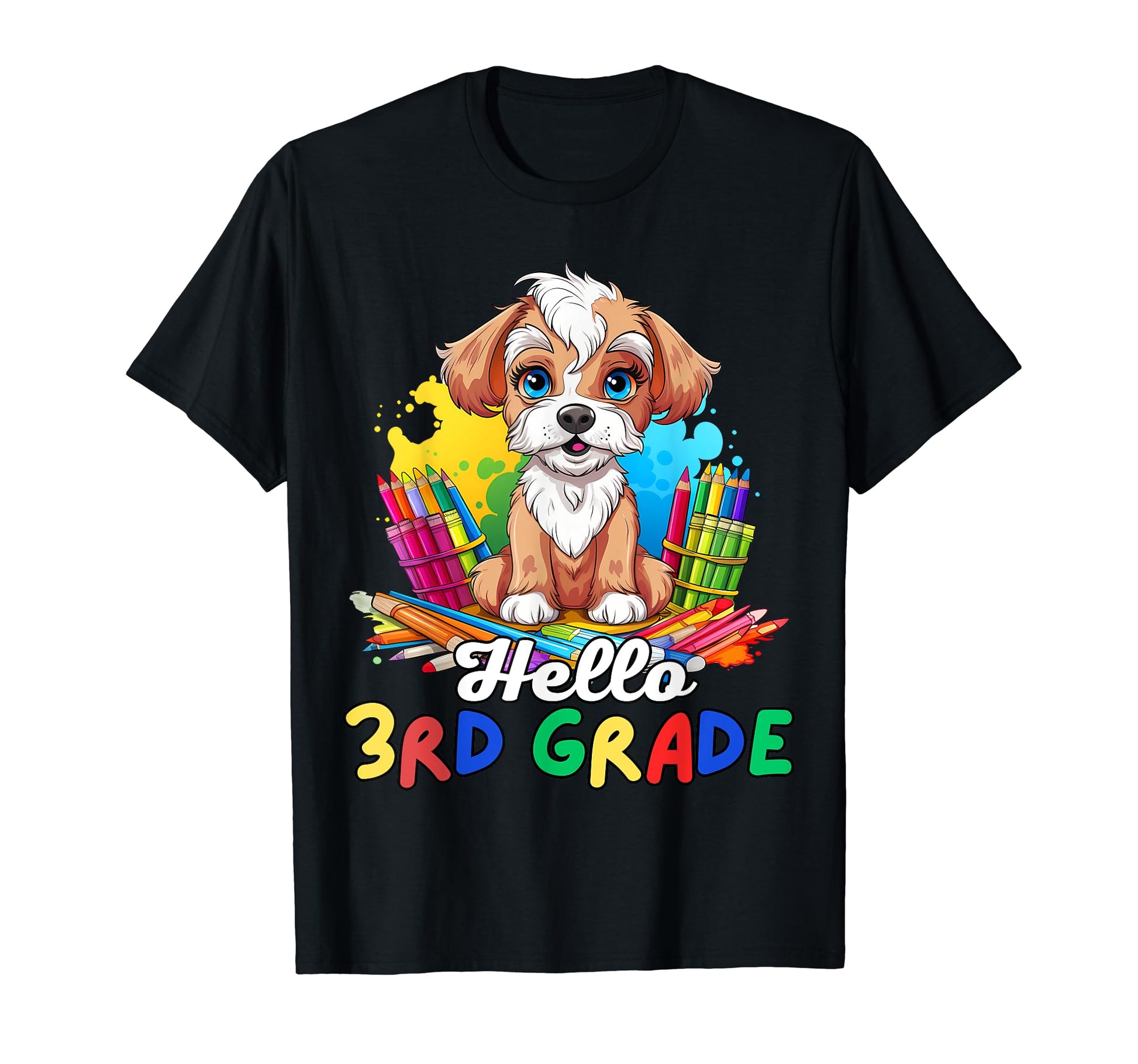 Hello 3Rd Grade Back To School T-Shirt - Aesthetic Graphic for Adults - T-Shirt, Sweatshirt, Hoodie