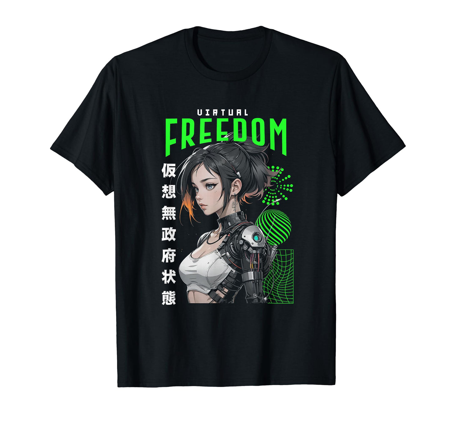 Japanese Anime Urban Cyber Vaporwave T-Shirt - Unique Graphic for Adults - T-Shirt, Sweatshirt, Hoodie