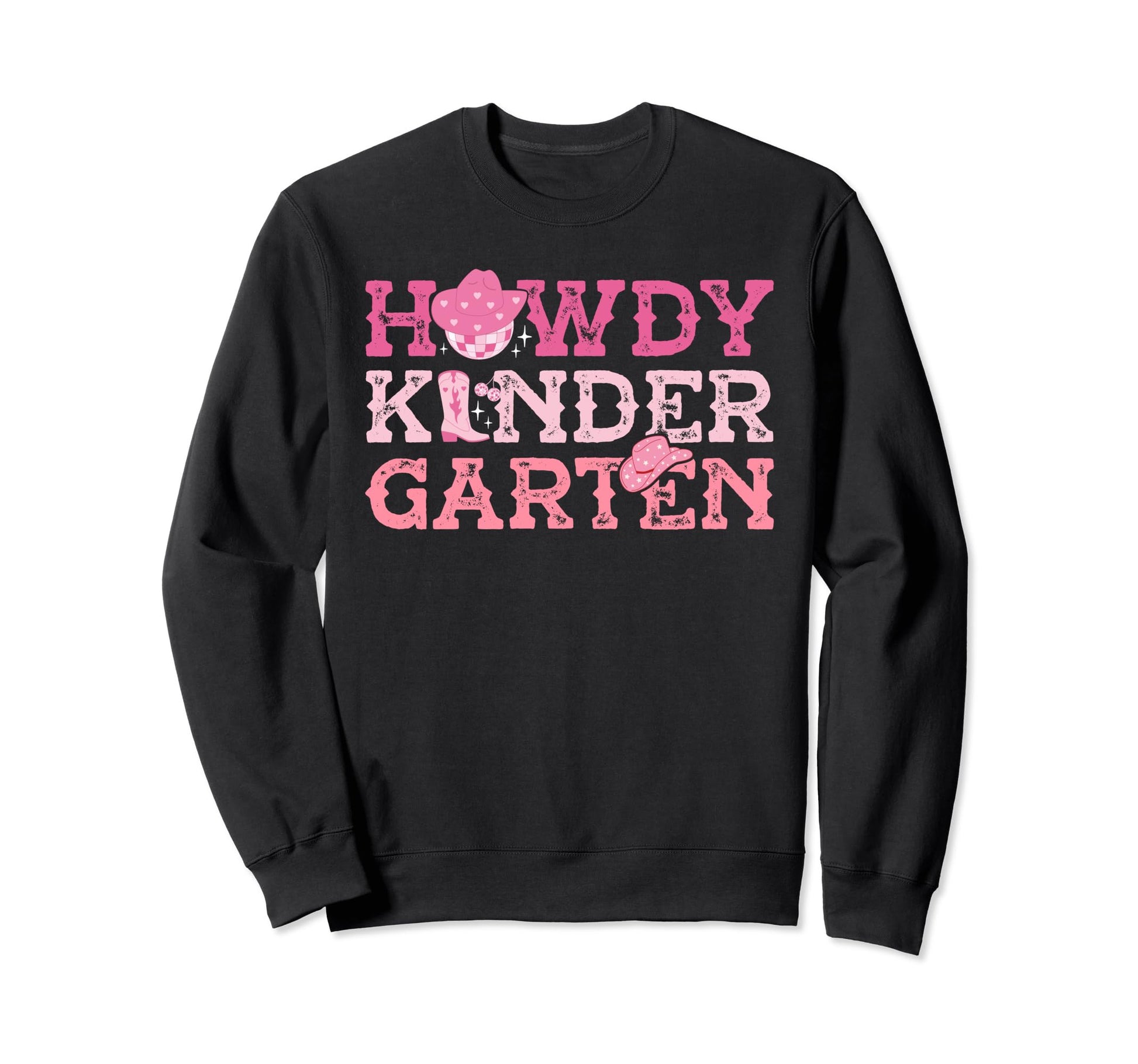 Howdy Kindergarten Cowgirl Western Sweatshirt - Unique Graphic Men Women - T-Shirt, Sweatshirt, Hoodie