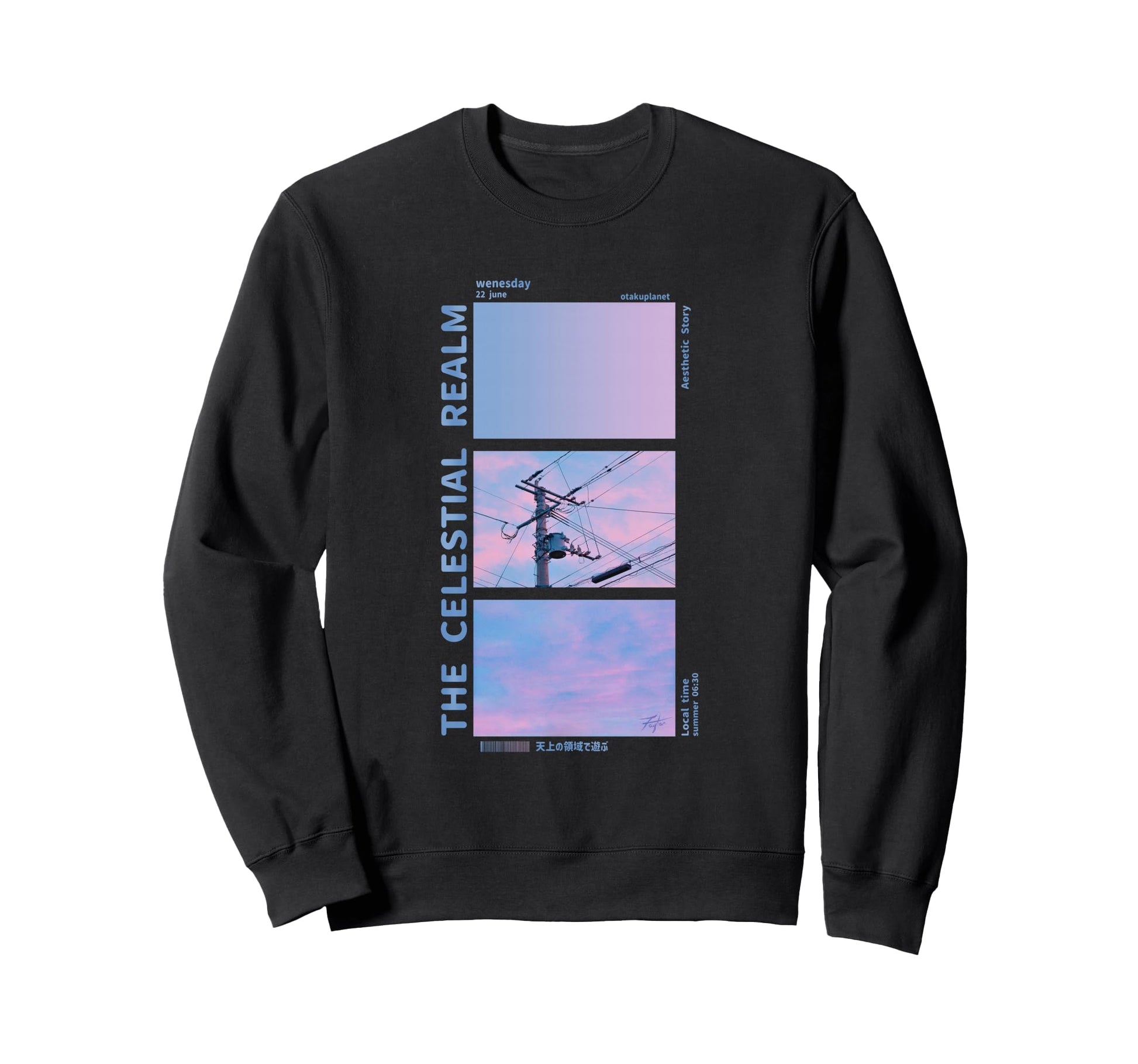 Japanese Streamline Aesthetic Sweatshirt - Aesthetic Graphic for Adults - T-Shirt, Sweatshirt, Hoodie