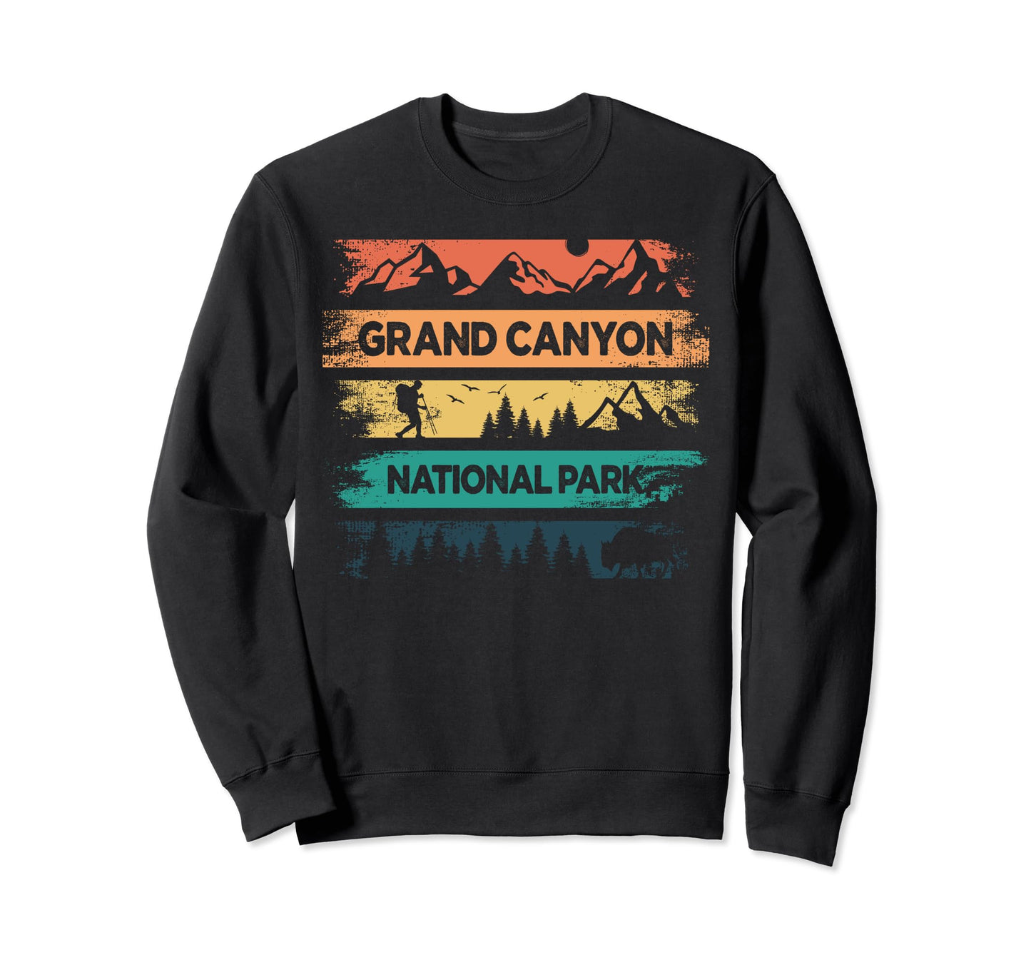 Grand Canyon National Park Us Grand Sweatshirt - Graphic Print Unisex - T-Shirt, Sweatshirt, Hoodie