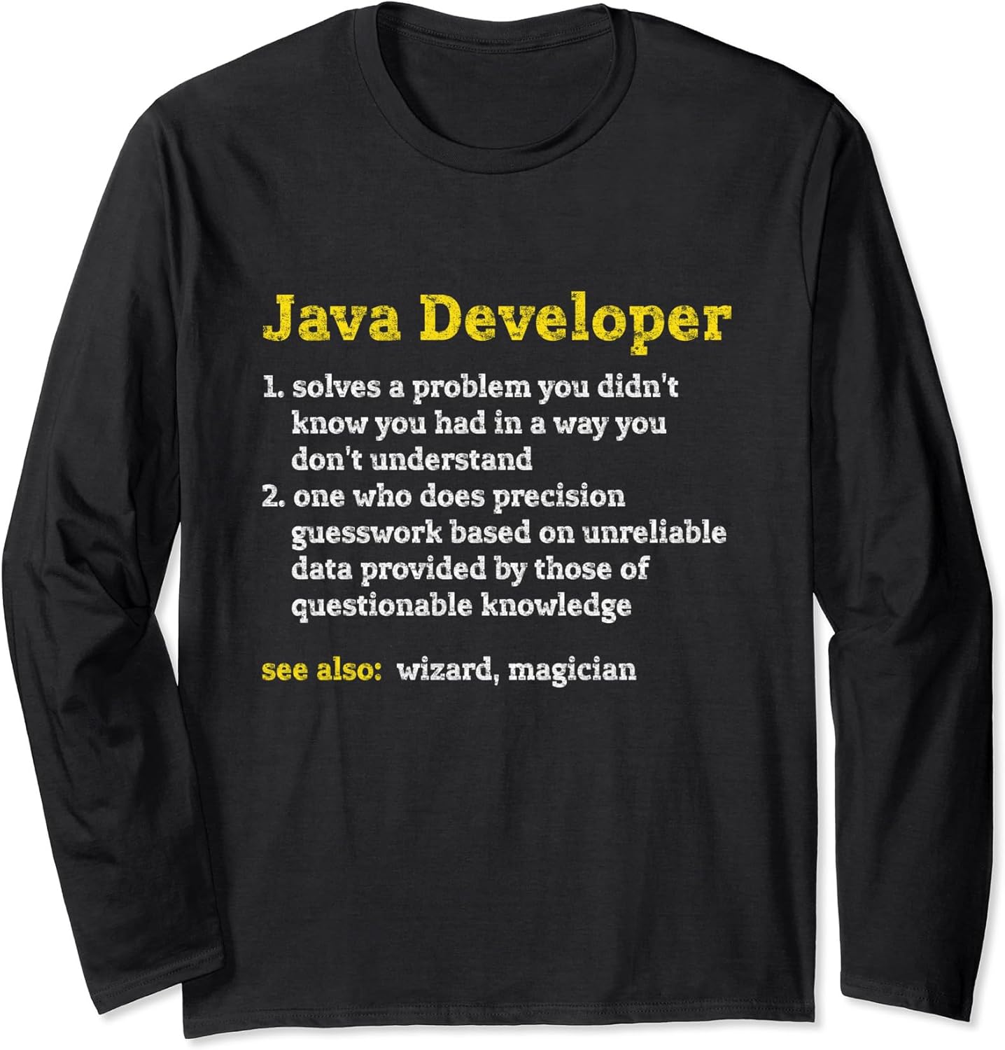 Java Developer Dictionary Definition Merch - Adult & Kids T-Shirts, Sweatshirts & Hoodies apparel design preview 1